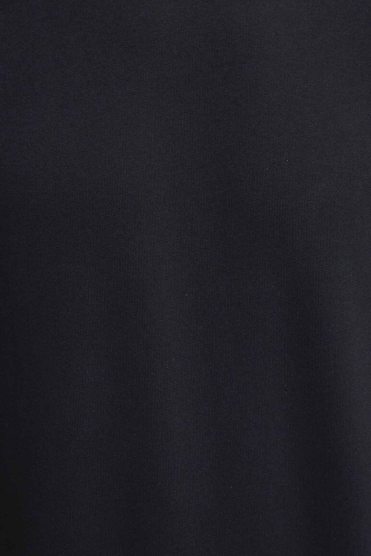 Bisiklet Yaka Siyah Sweatshirt