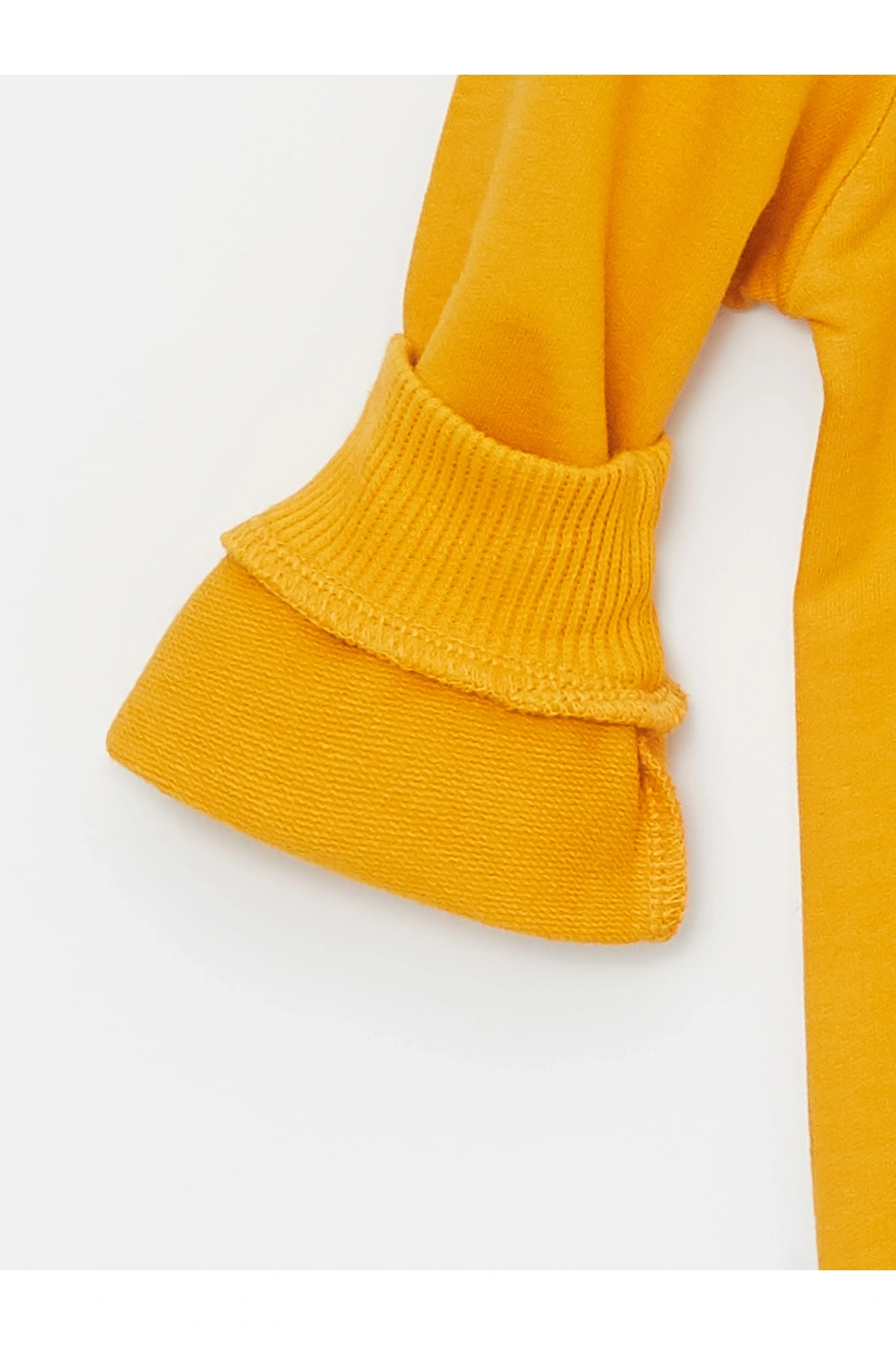 Bisiklet Yaka Uzun Kollu Baskılı Erkek Bebek Sweatshirt