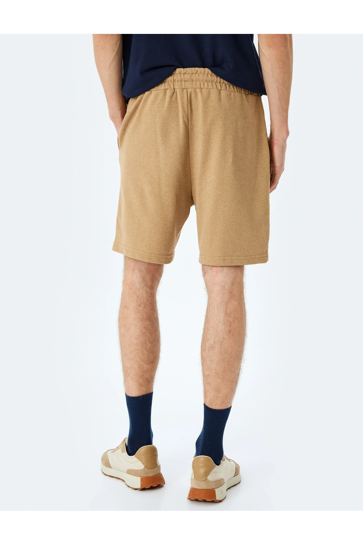 Cep Detaylı Mini Beli Bağcıklı Şort