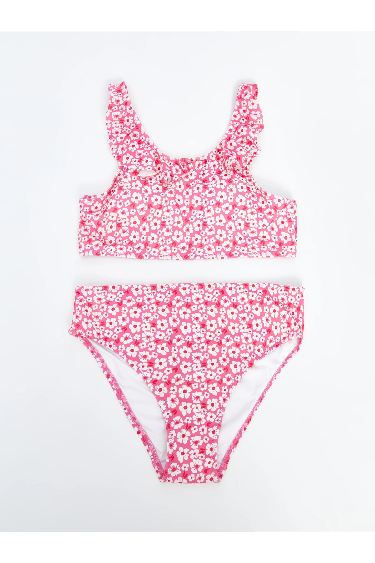Çiçekli Kız Çocuk Bikini