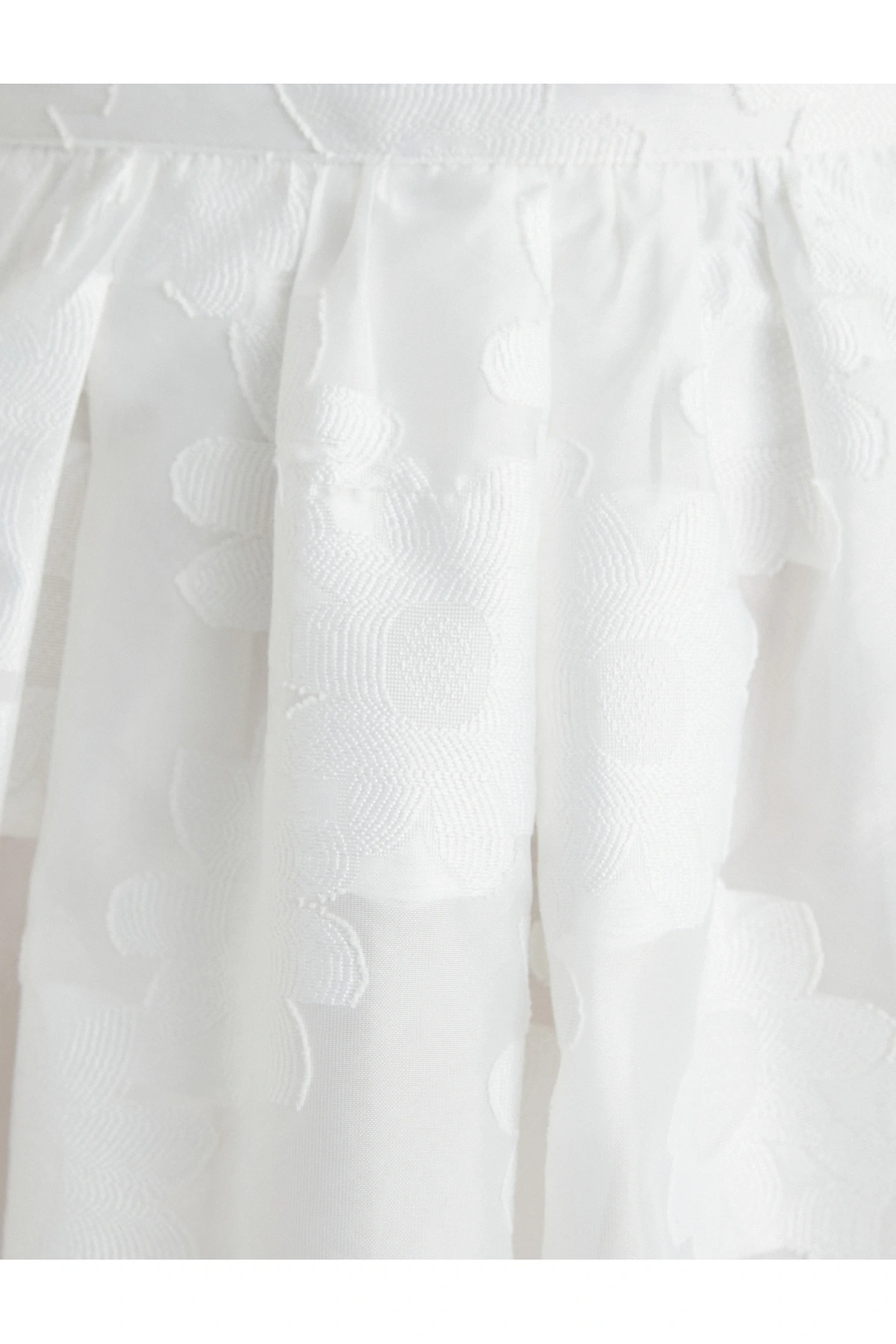 Çiçekli Mini Balon Etek