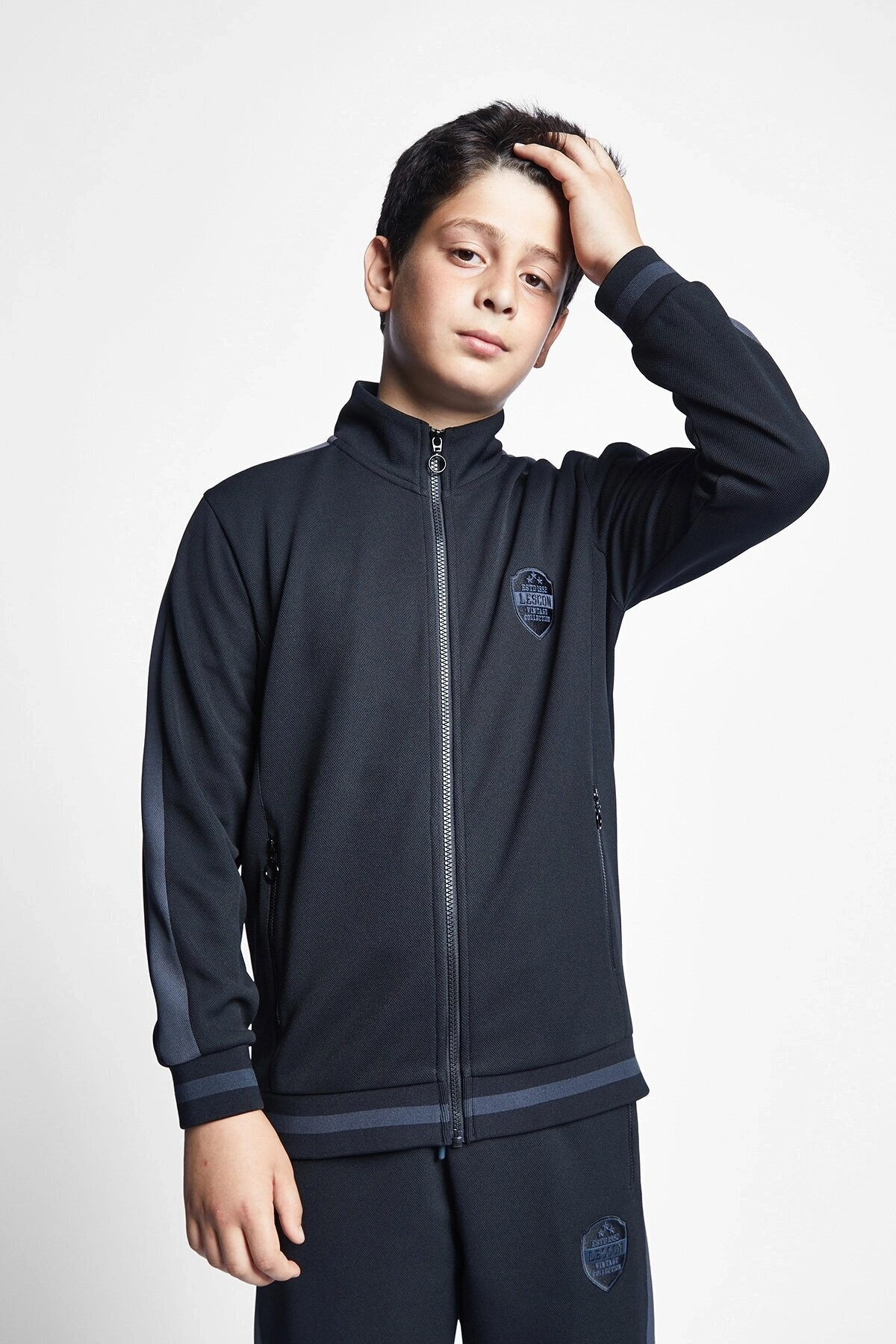 Çocuk Fermuarlı Sweatshirt