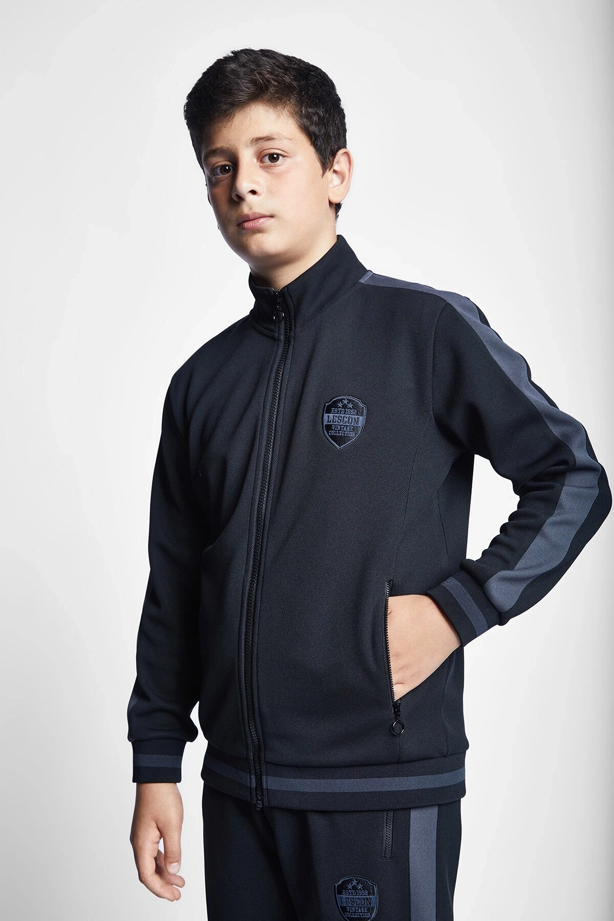 Çocuk Fermuarlı Sweatshirt