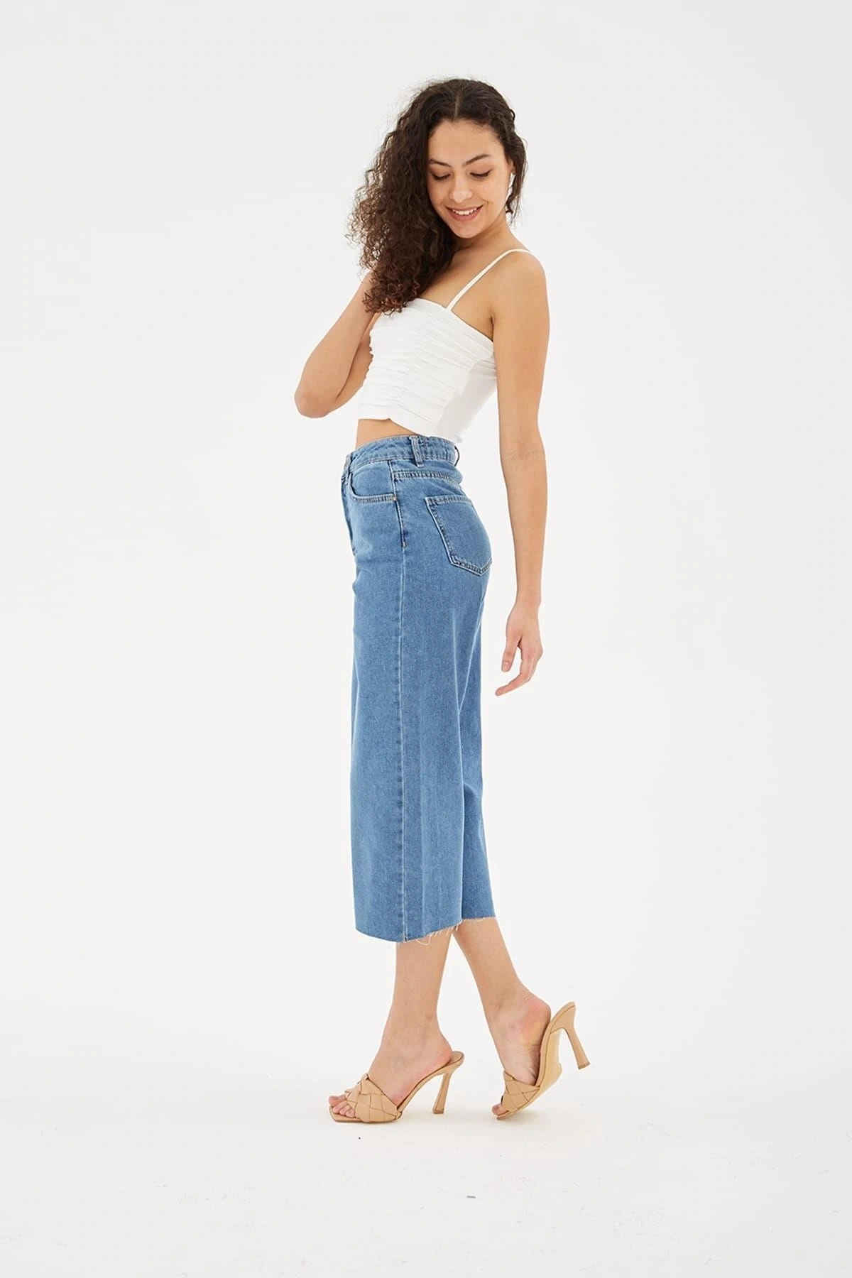 Culotte Pantolon Mavi / Blue