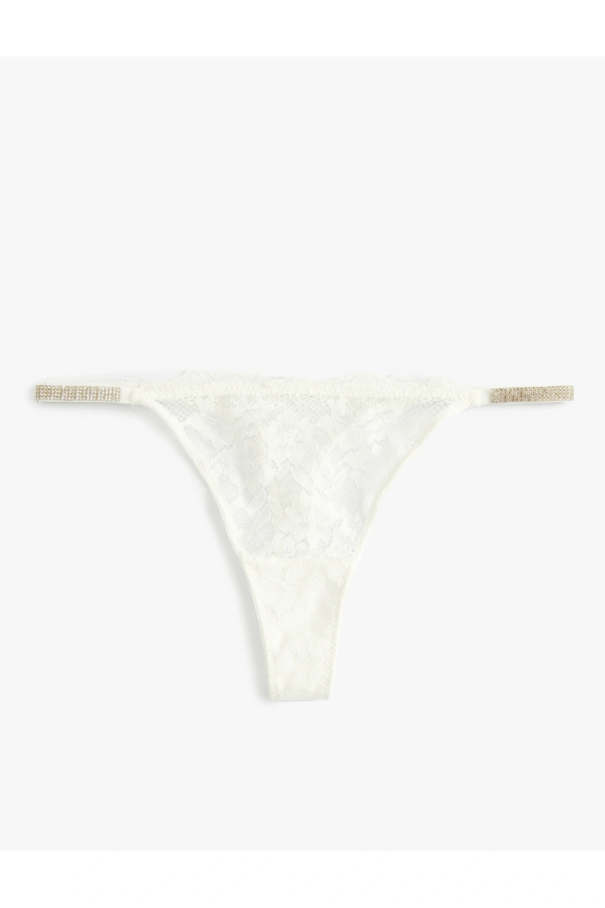 Dantelli String Külot Taşlı Bridal