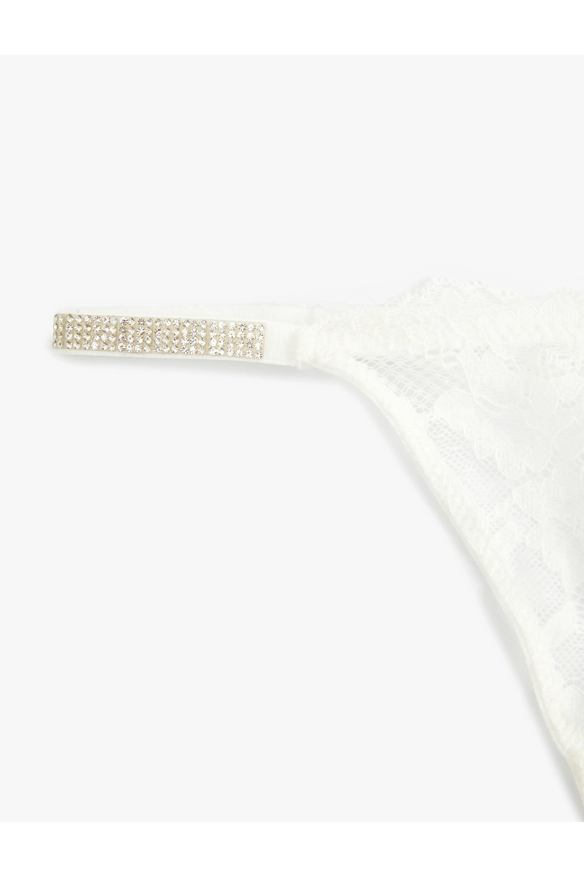 Dantelli String Külot Taşlı Bridal