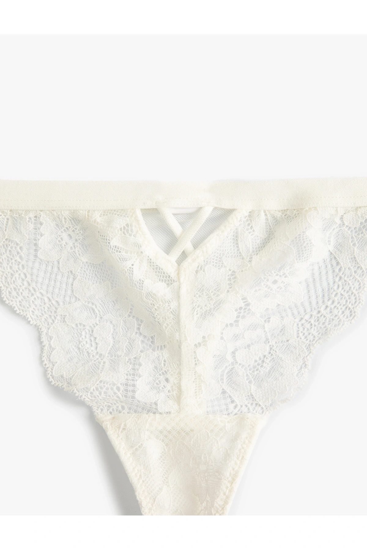 Dantelli Tül String Külot