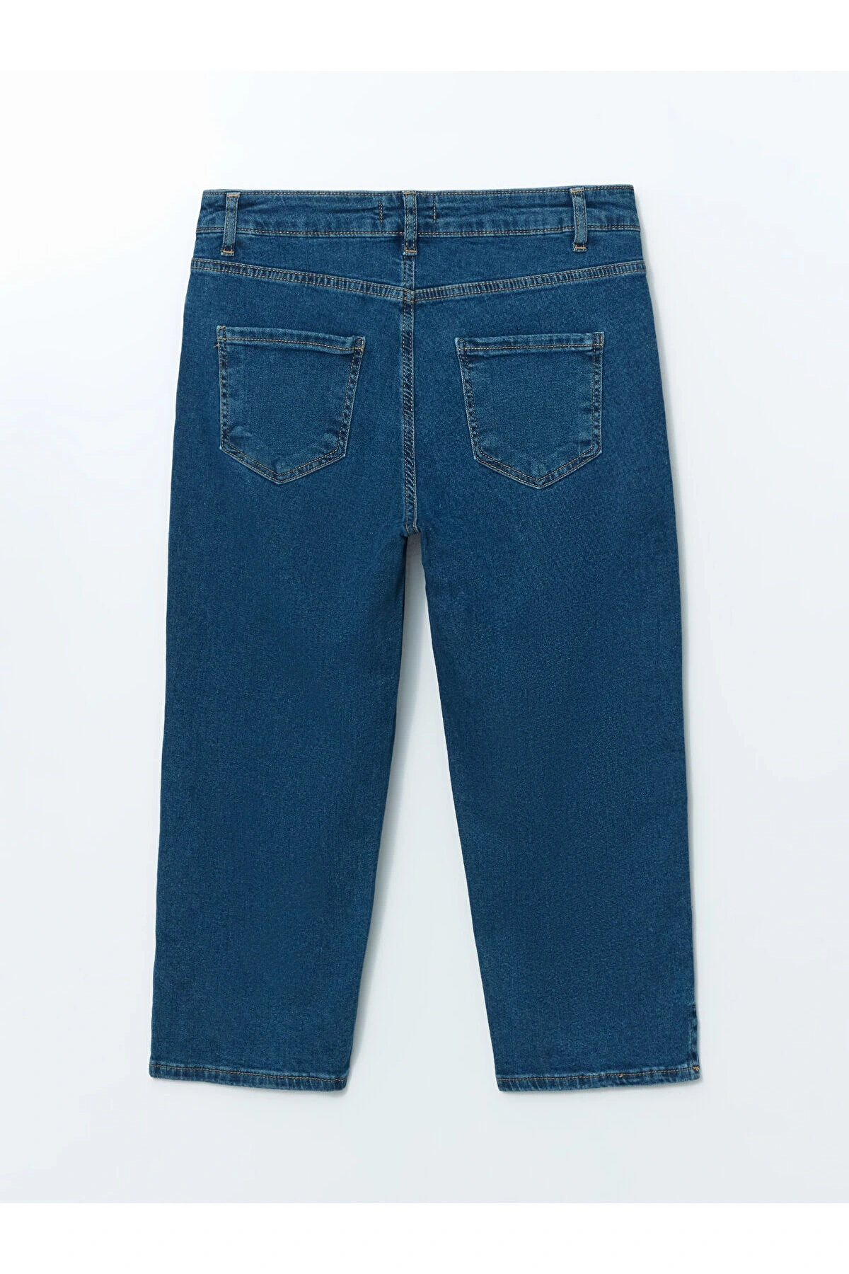 LCWAIKIKI Classic Indigo Dar Fit Kadın Jean Kapri