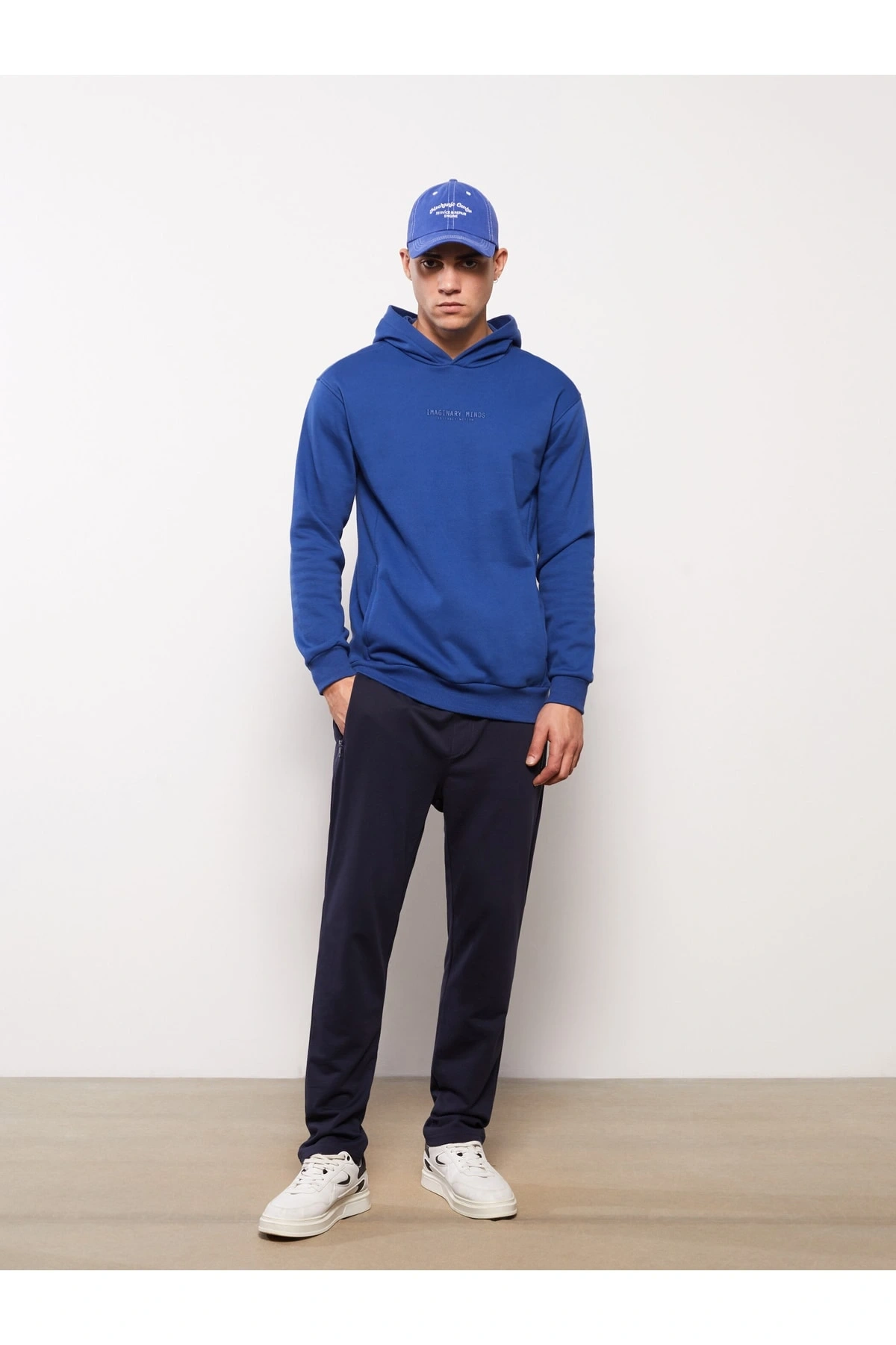 XSIDE Lacivert Dar Kalıp Erkek Eşofman Altı