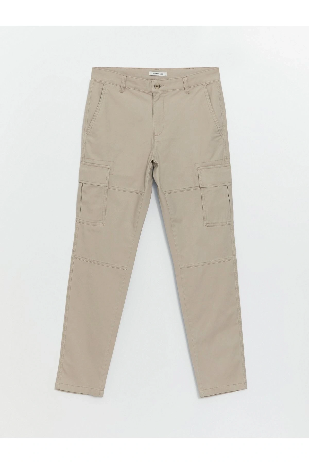 Dar Kalıp Gabardin Erkek Chino Pantolon