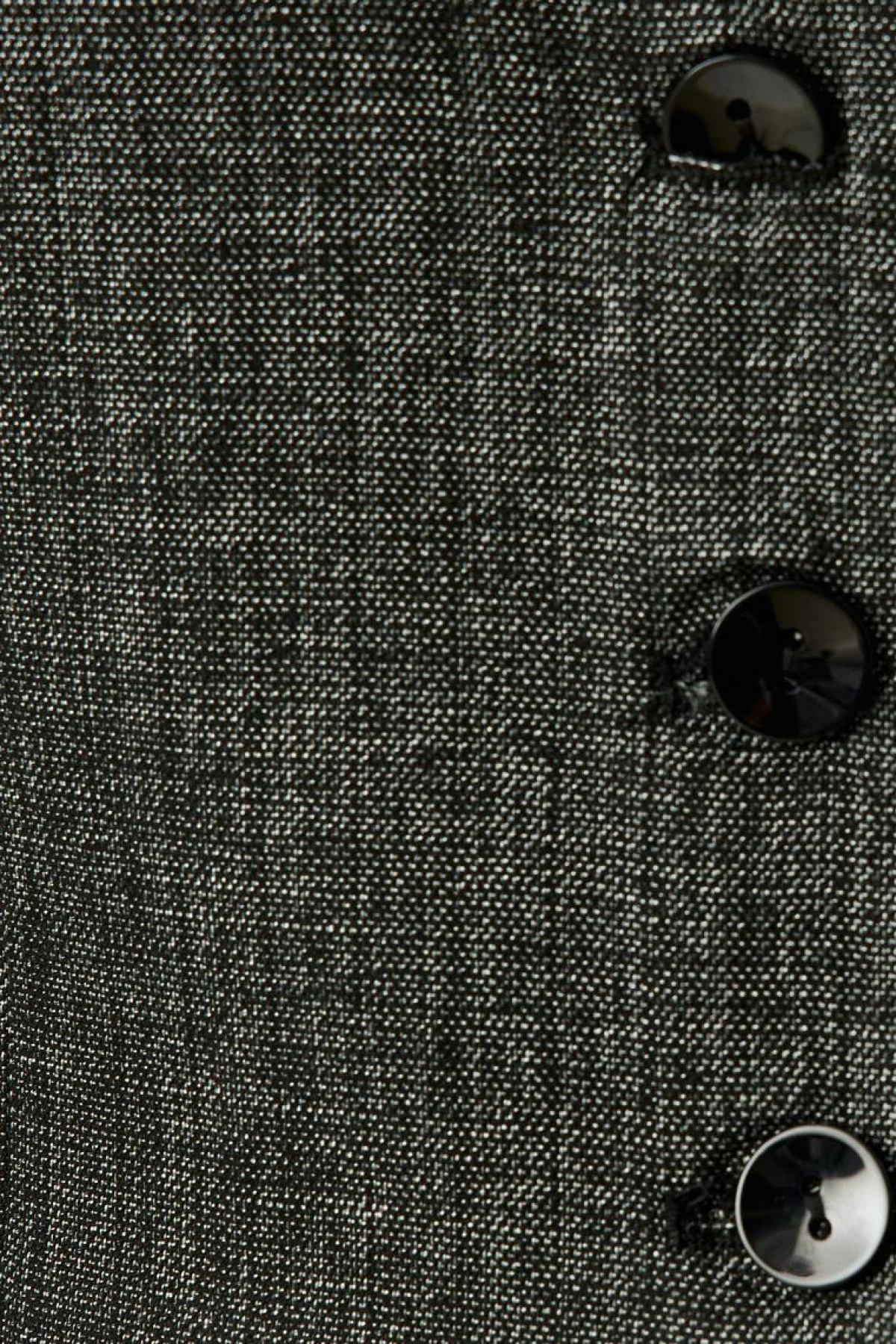 Düğmeli V Yaka Crop Yelek