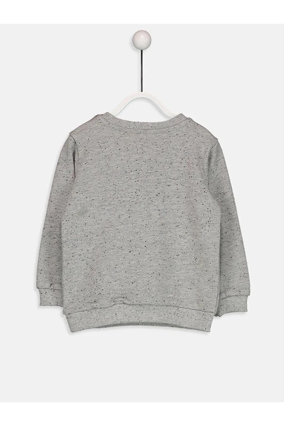 Erkek Bebek Gri Melanj D5P Sweatshirt