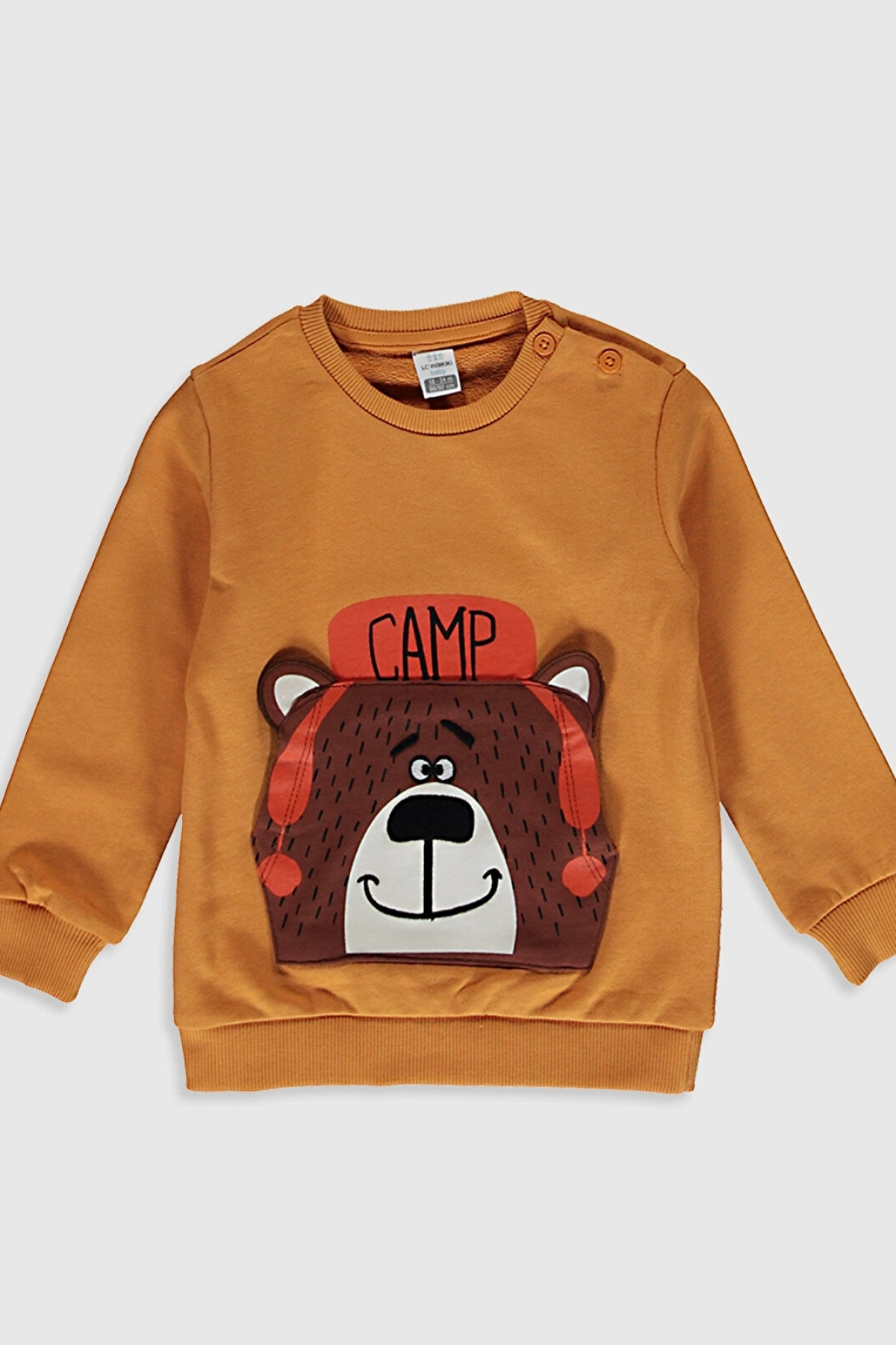 Erkek Bebek Koyu Sarı Glg Sweatshirt