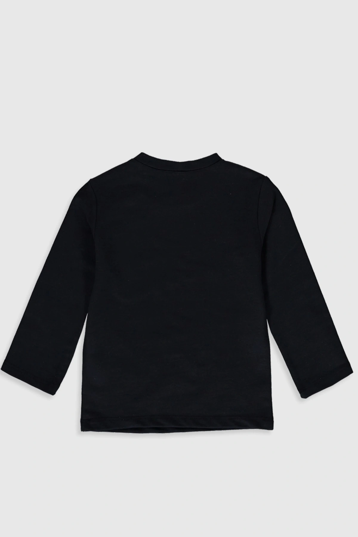 Erkek Bebek Yeni Siyah Cvl Sweatshirt