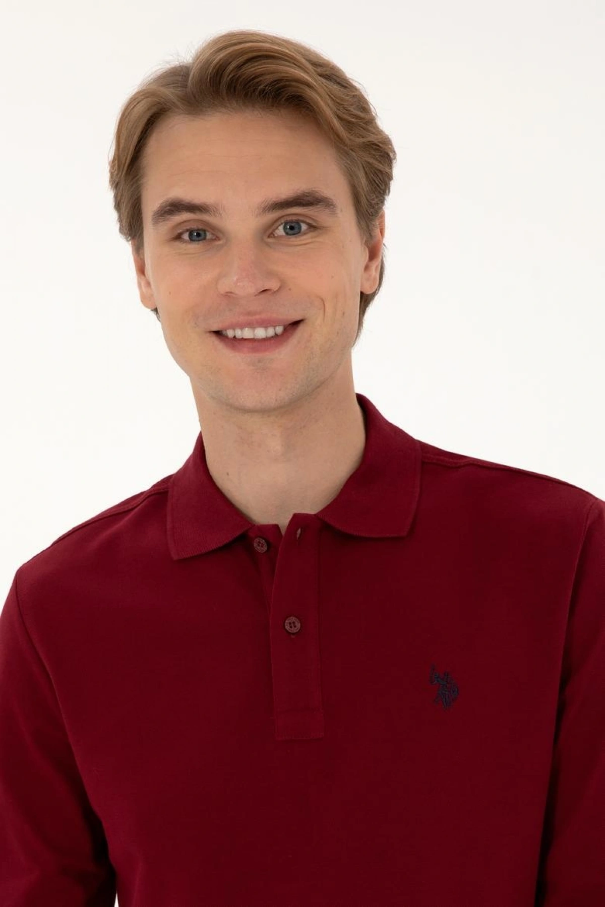 Erkek Bordo Basic Sweatshirt