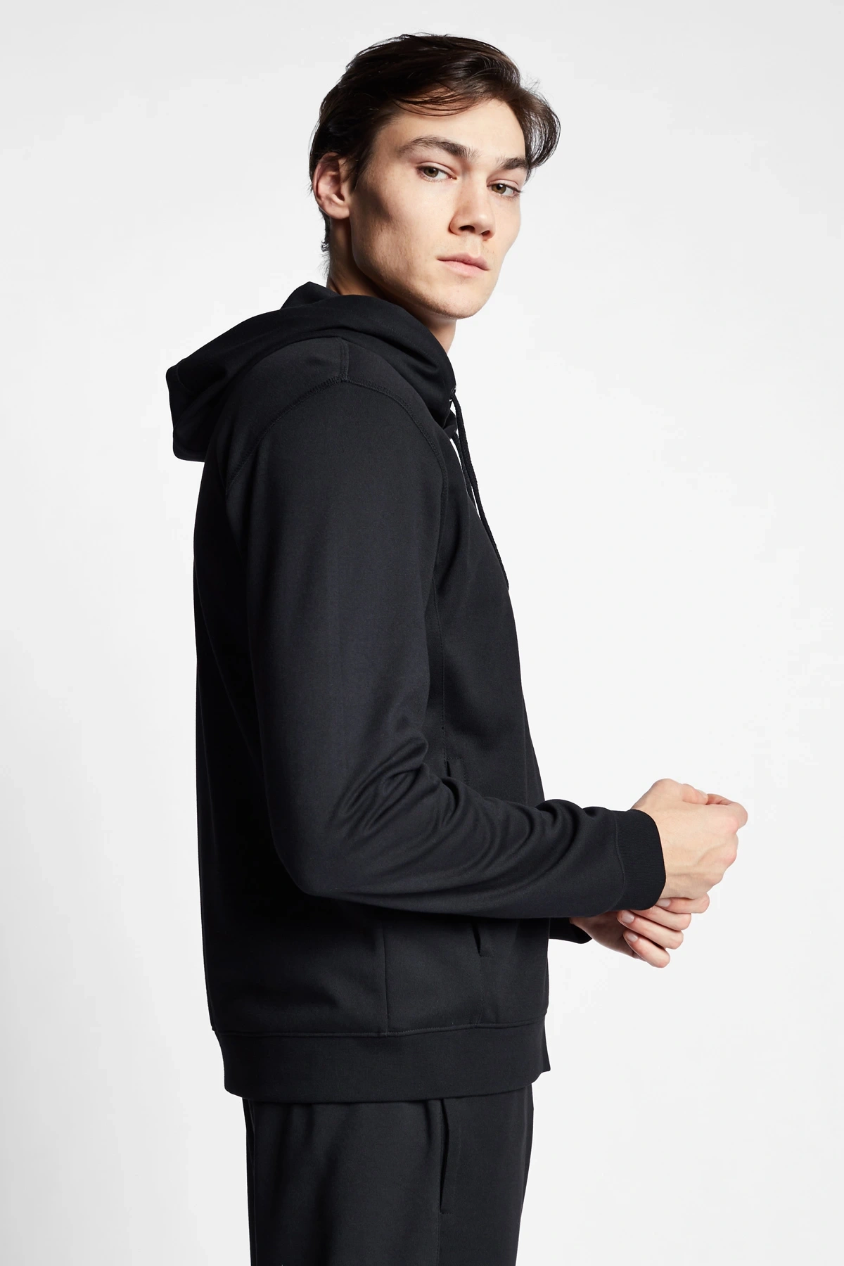 Erkek Fermuarlı Kapüşonlu Sweatshirt 23s-1241-23b