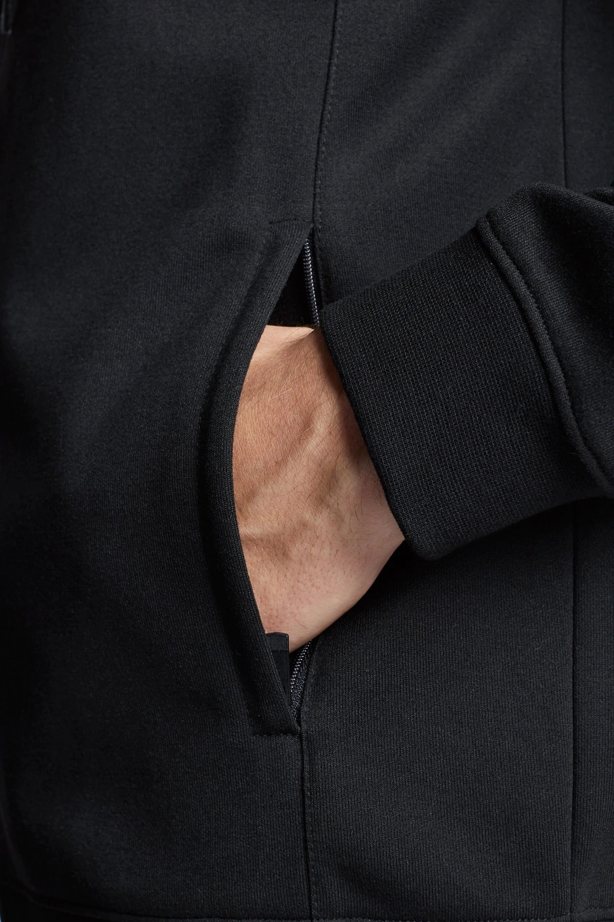 Erkek Fermuarlı Kapüşonlu Sweatshirt 23s-1241-23b