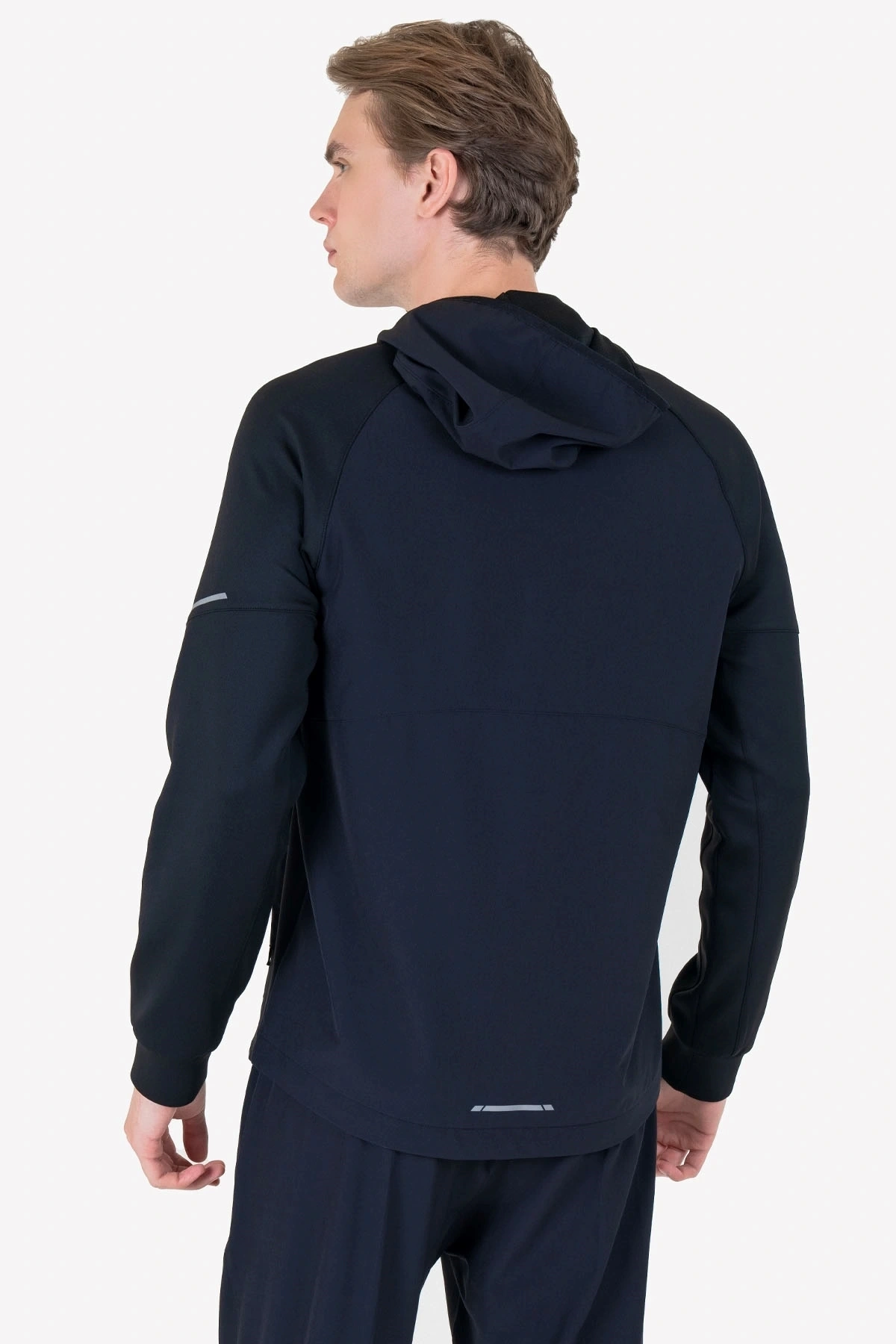 Erkek Fermuarlı Kapüşonlu Sweatshirt 24b-1115-23n