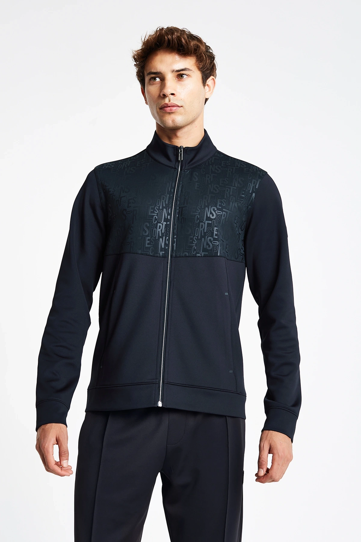Erkek Fermuarlı Sweatshirt 24N-1135