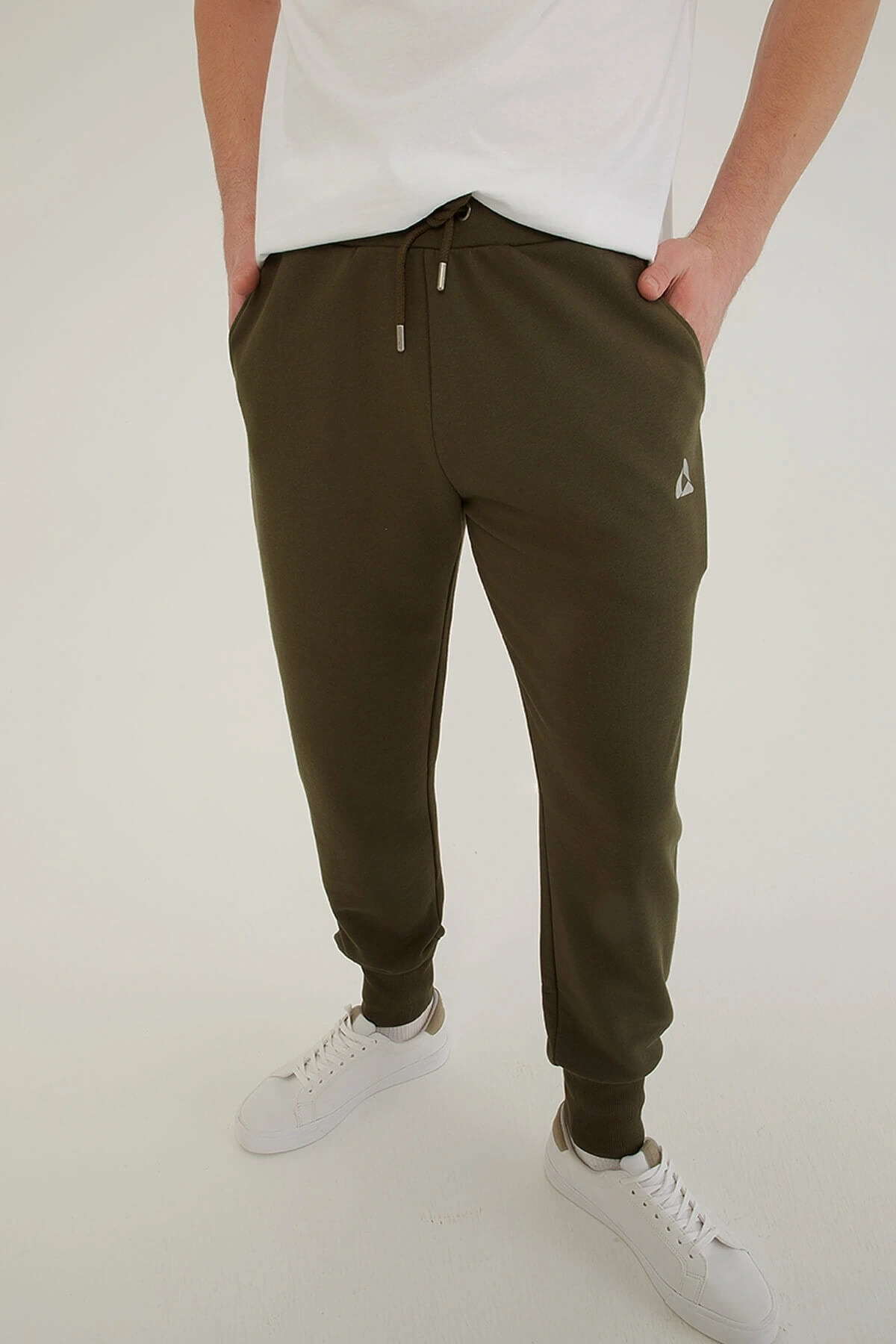 Erkek Haki Jogger Eşofman Alt