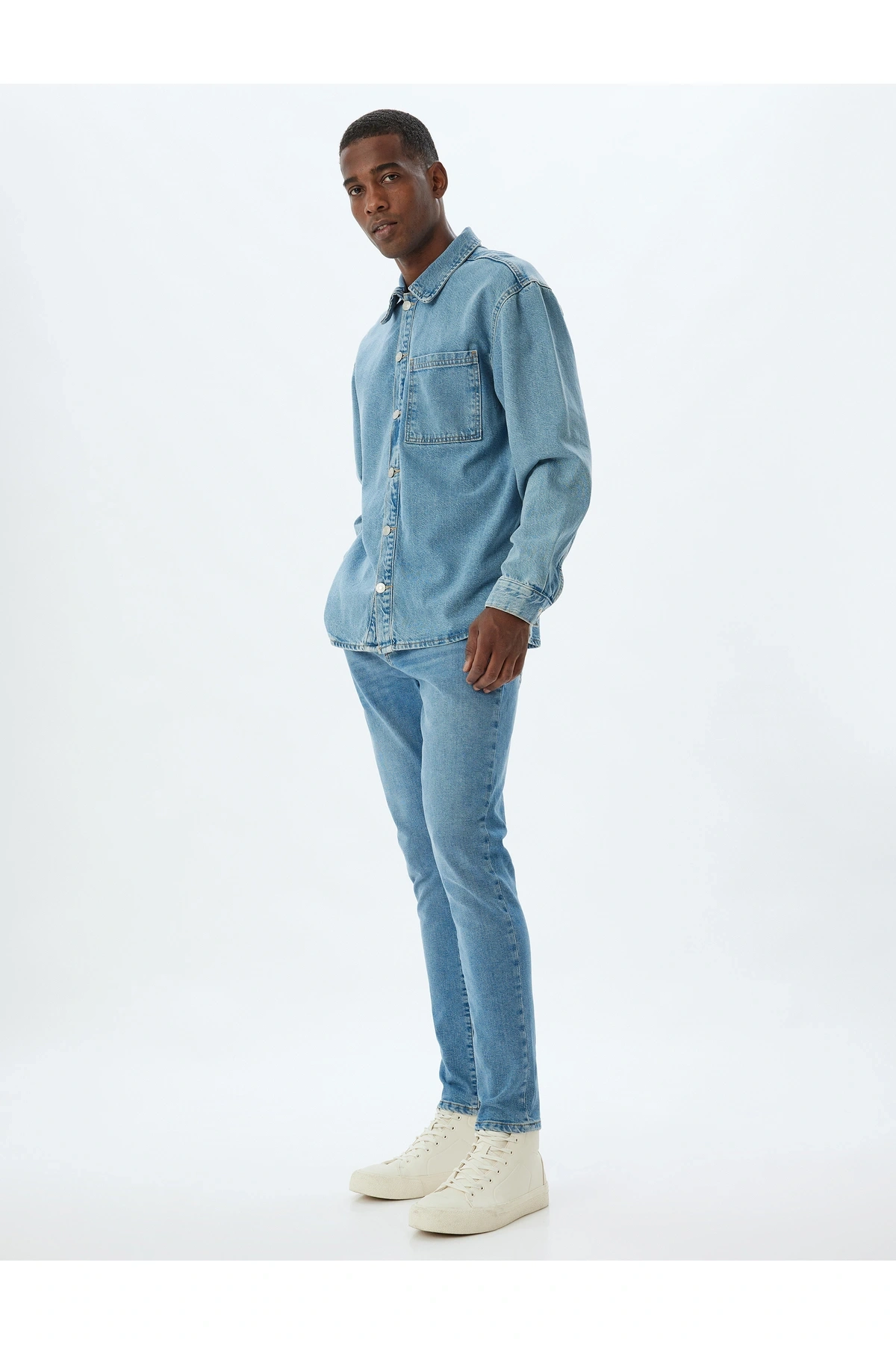 Erkek Jean Pantolon 5wam40017nd Açık Indigo