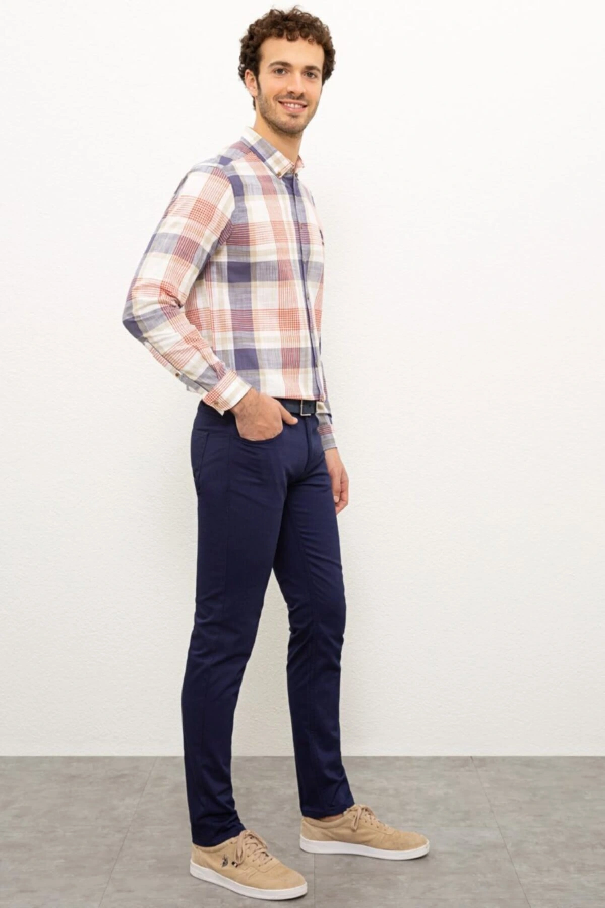 Erkek Slim Fit Chinos Pantolon 1014279