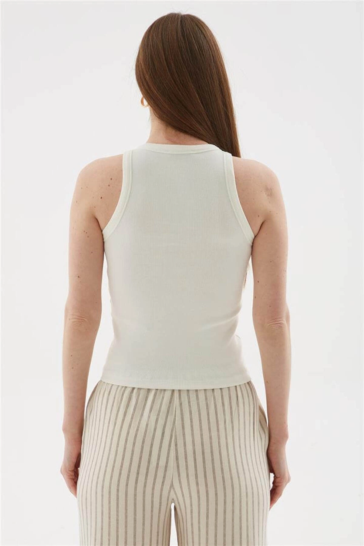 Fashion Friends Halter Yaka Atlet Ekru