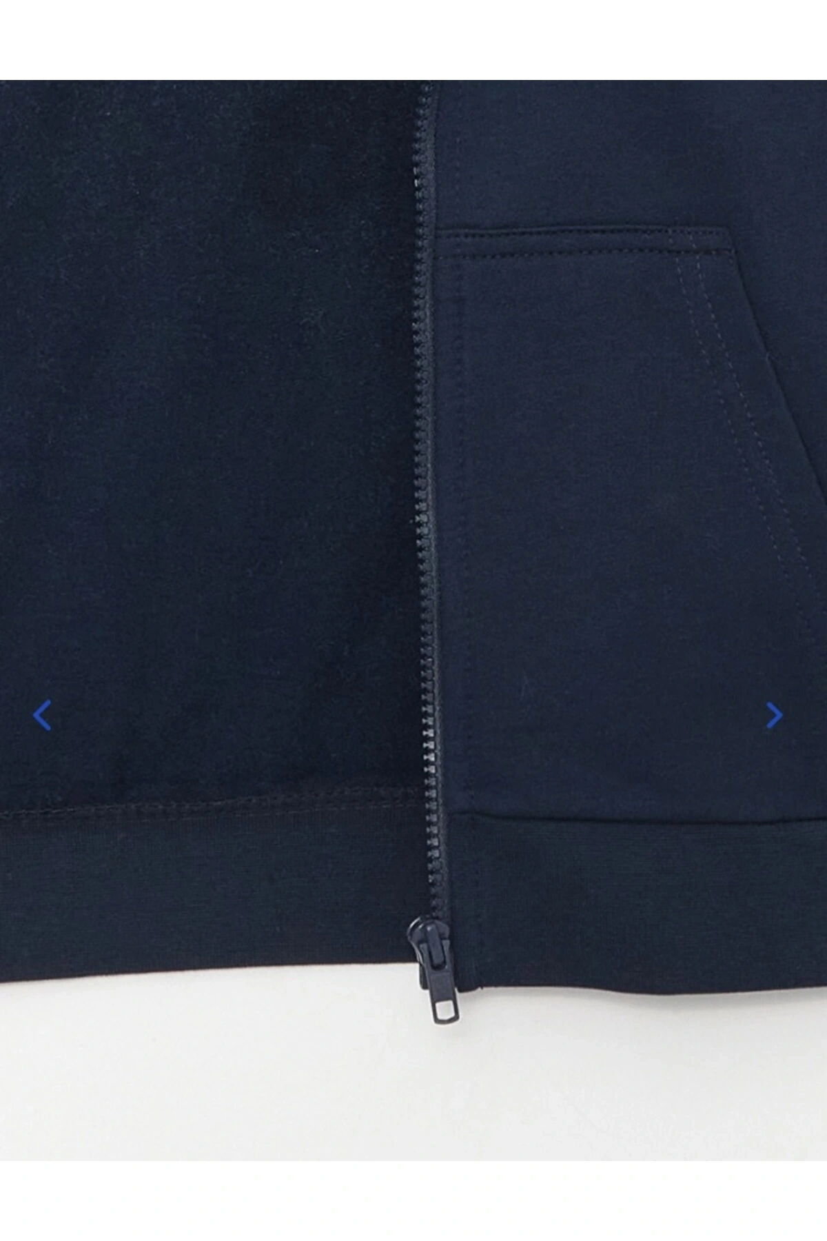 fermuarlı kapşonlu sweatshirt