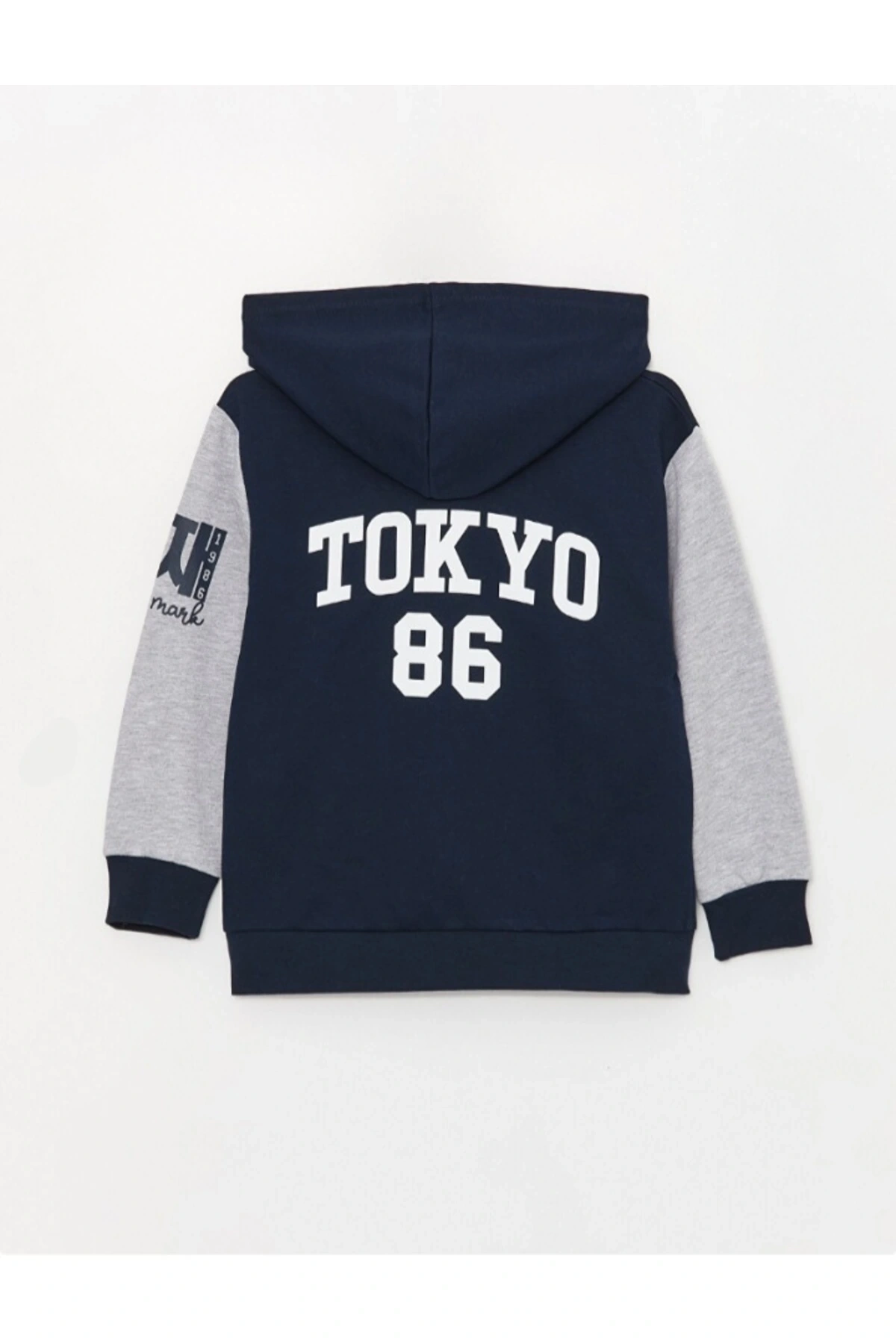 fermuarlı kapşonlu sweatshirt