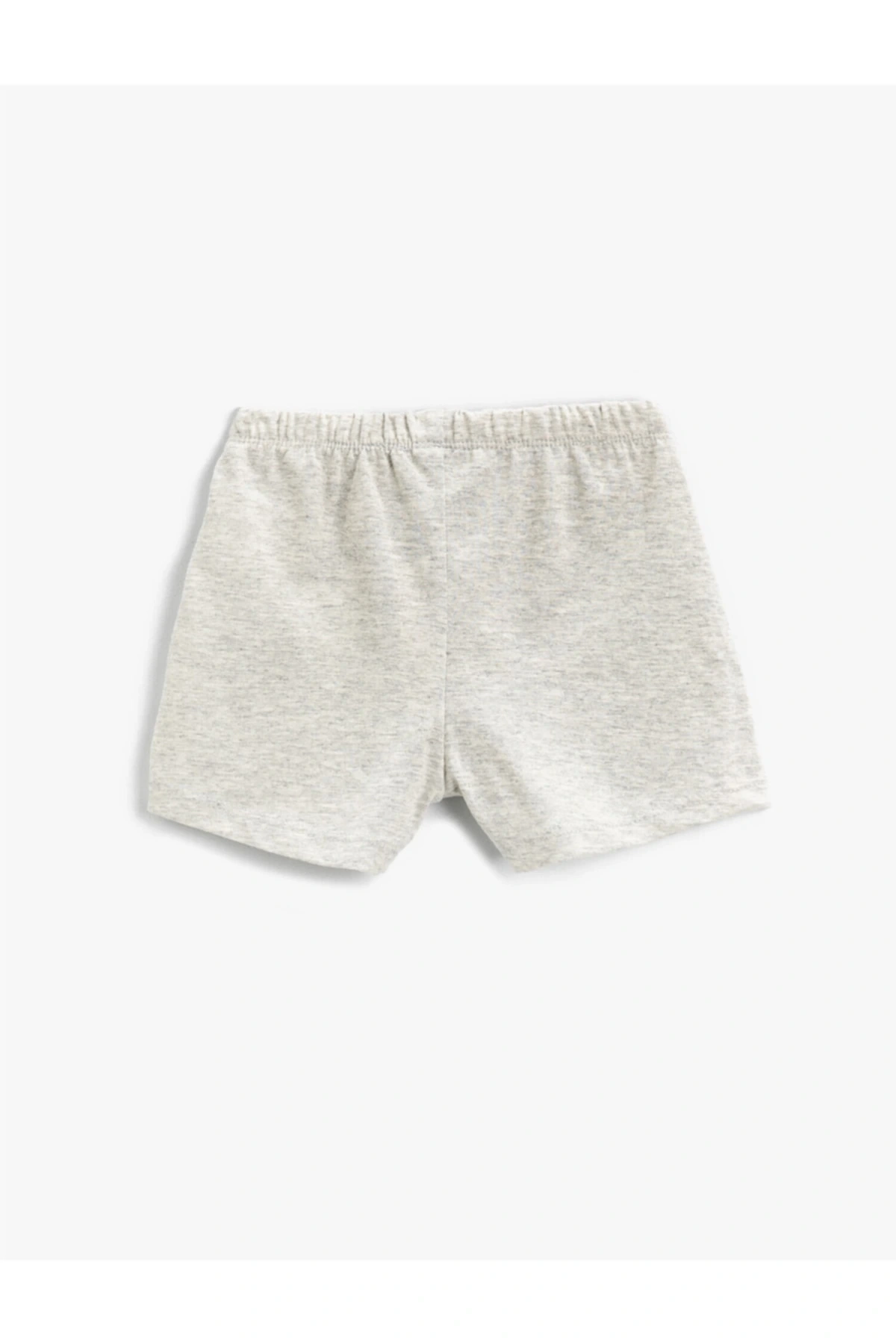 Flamingo Baskılı Şort Pamuklu Beli Bağcıklı