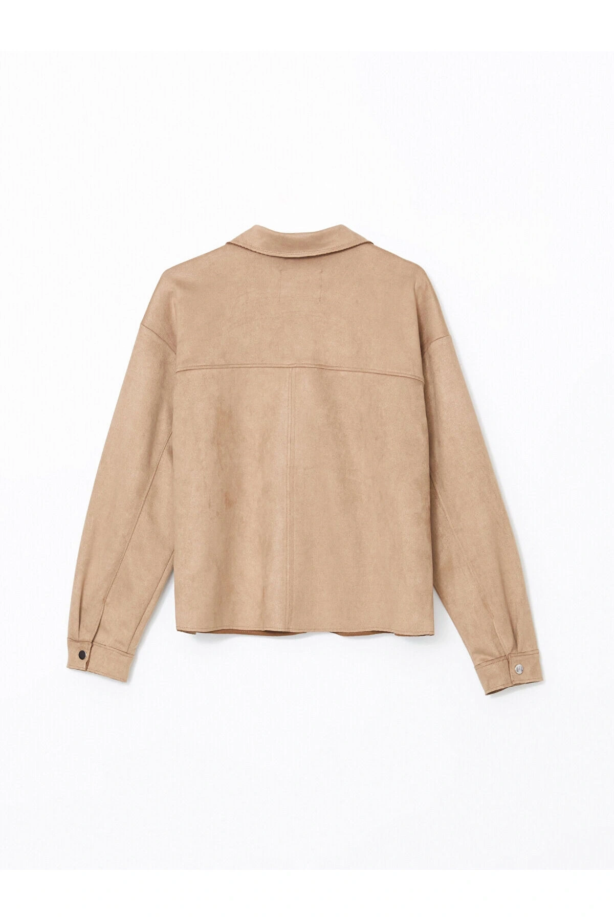 Gömlek Yaka Süet Kadın Ceket