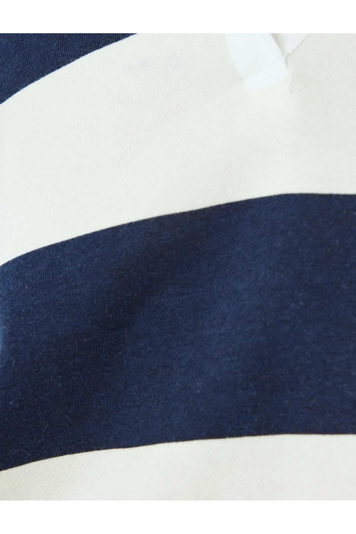 Gömlek Yaka Sweatshirt Oversize Renk Bloklu Şardonlu