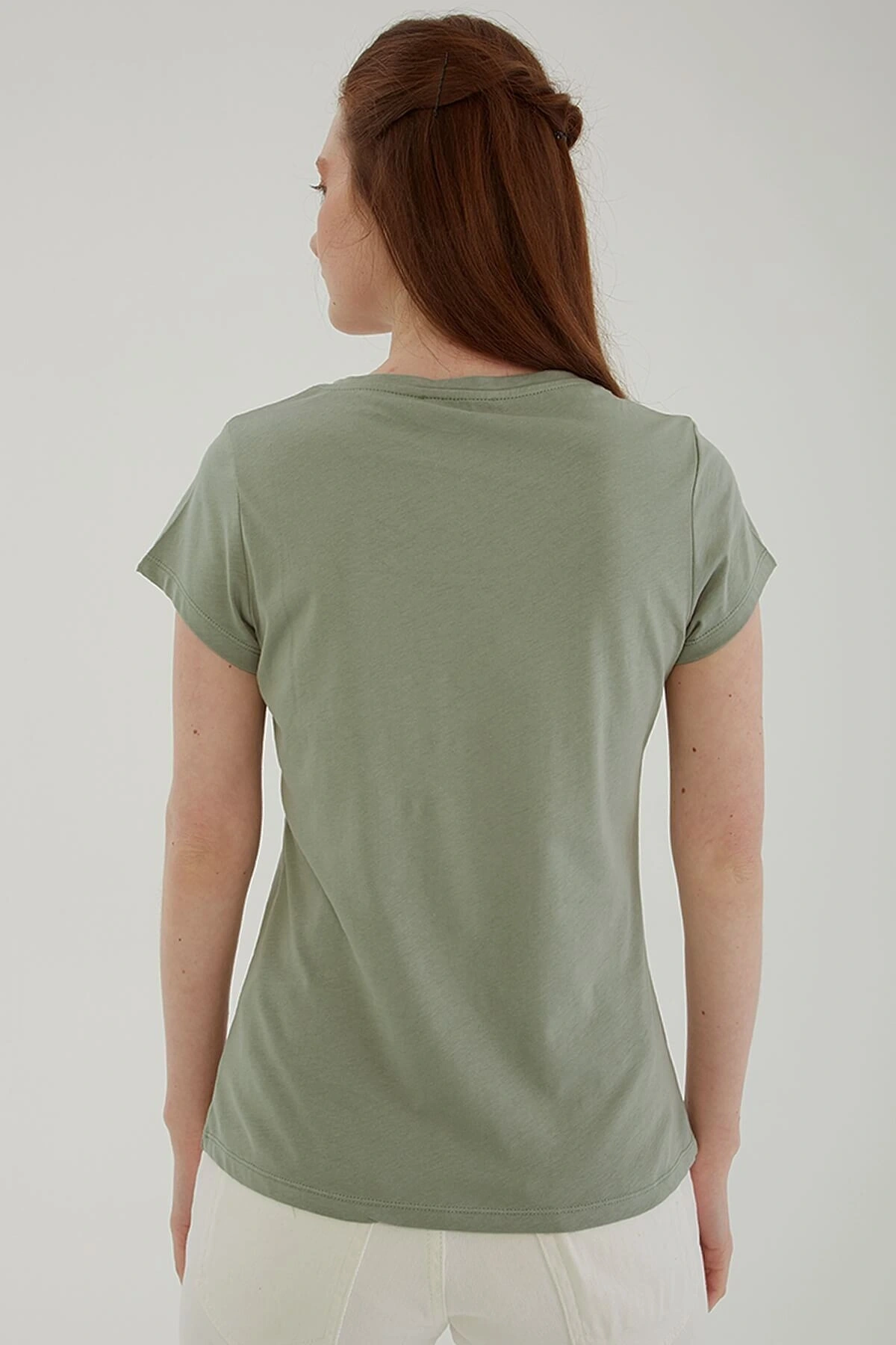 Havuz Yaka T-shirt Mint