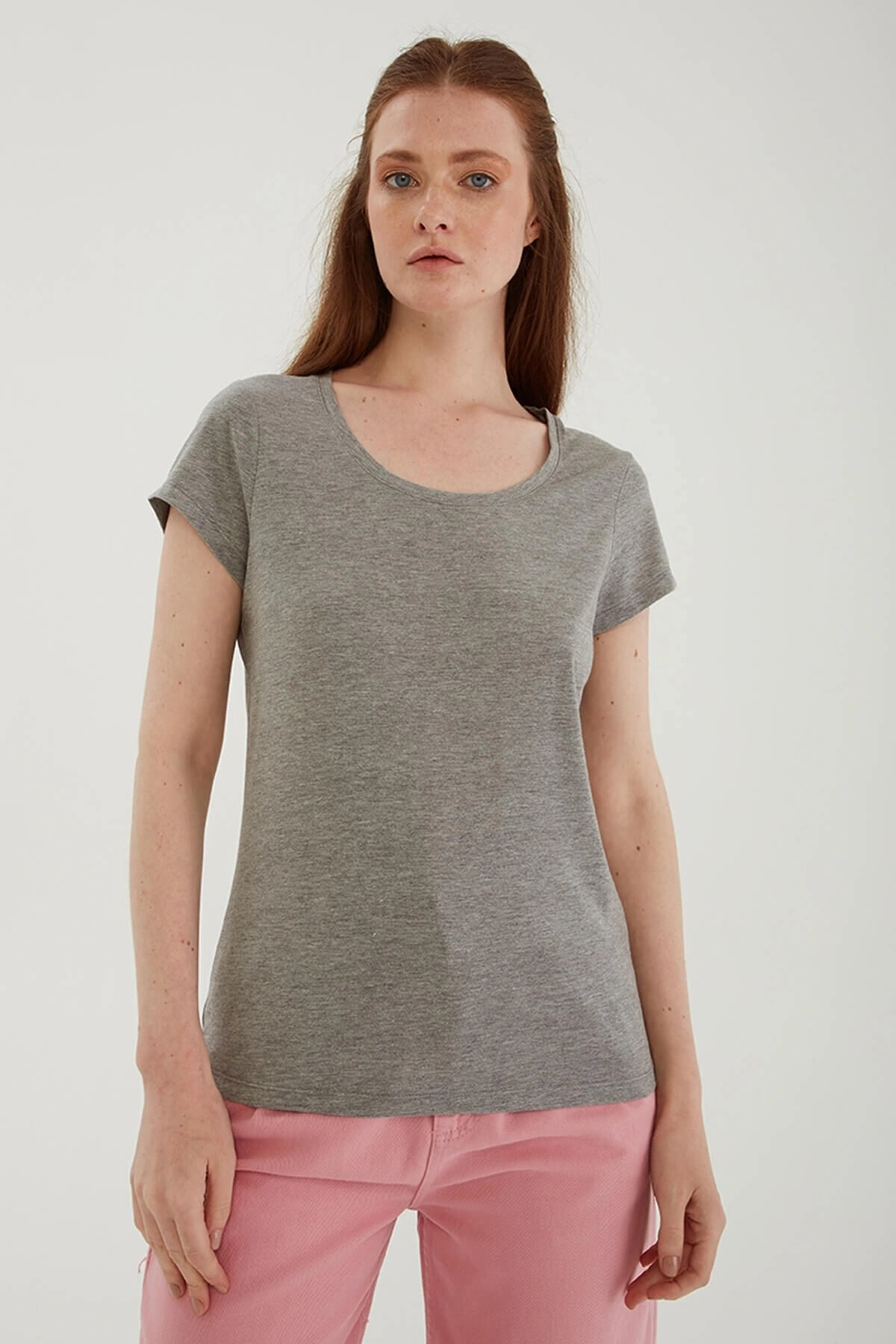 Havuz Yaka T-shirt Mint