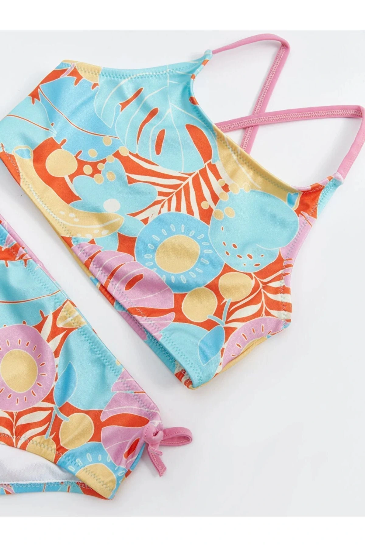 Hızlı Kuruyan Baskılı Kız Çocuk Bikini