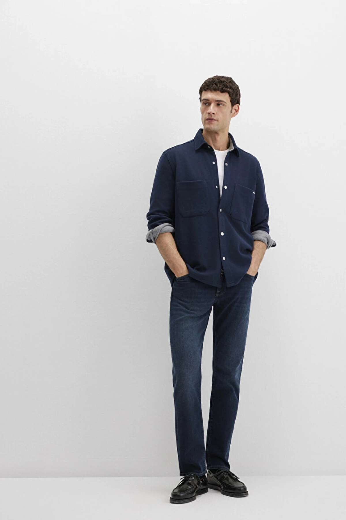 Hunter Lux Black Puslu Koyu Mavi Jean Pantolon