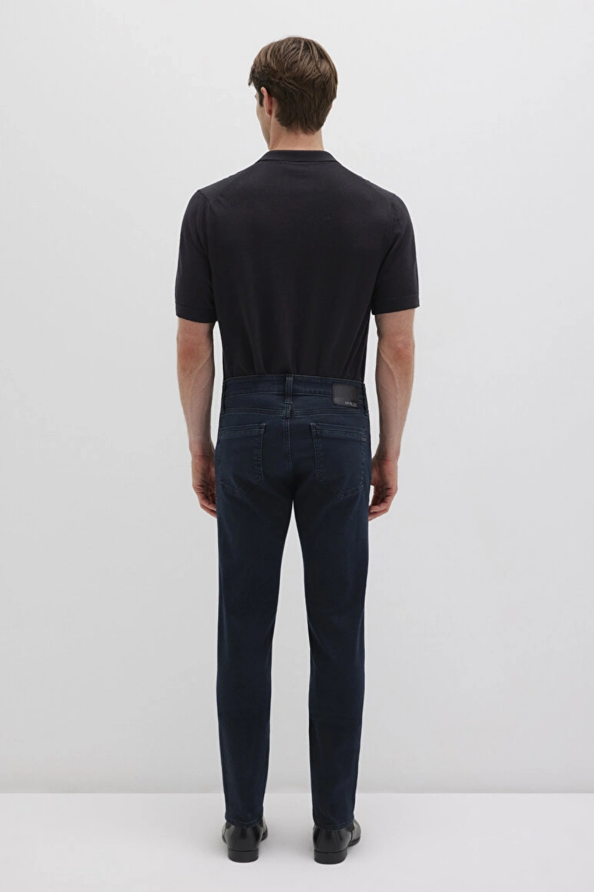 Jake Mavi Black Puslu Gece Mavisi Jean Pantolon