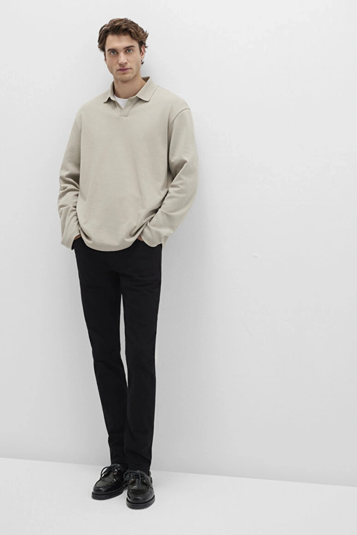 James Siyah Comfort Jean Pantolon