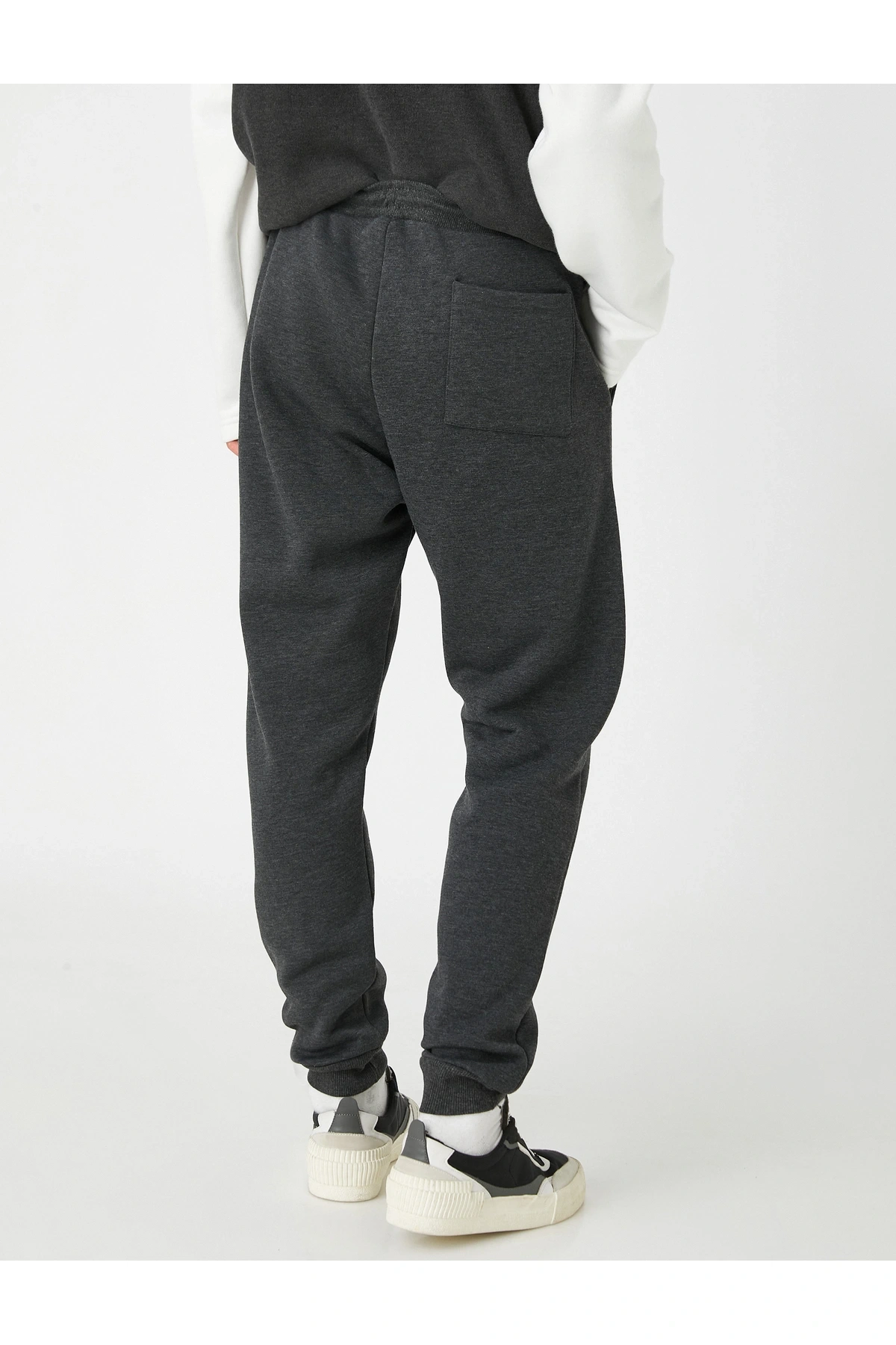 KOTON Jogger Eşofman Altı Beli Bağcıklı Şardonlu