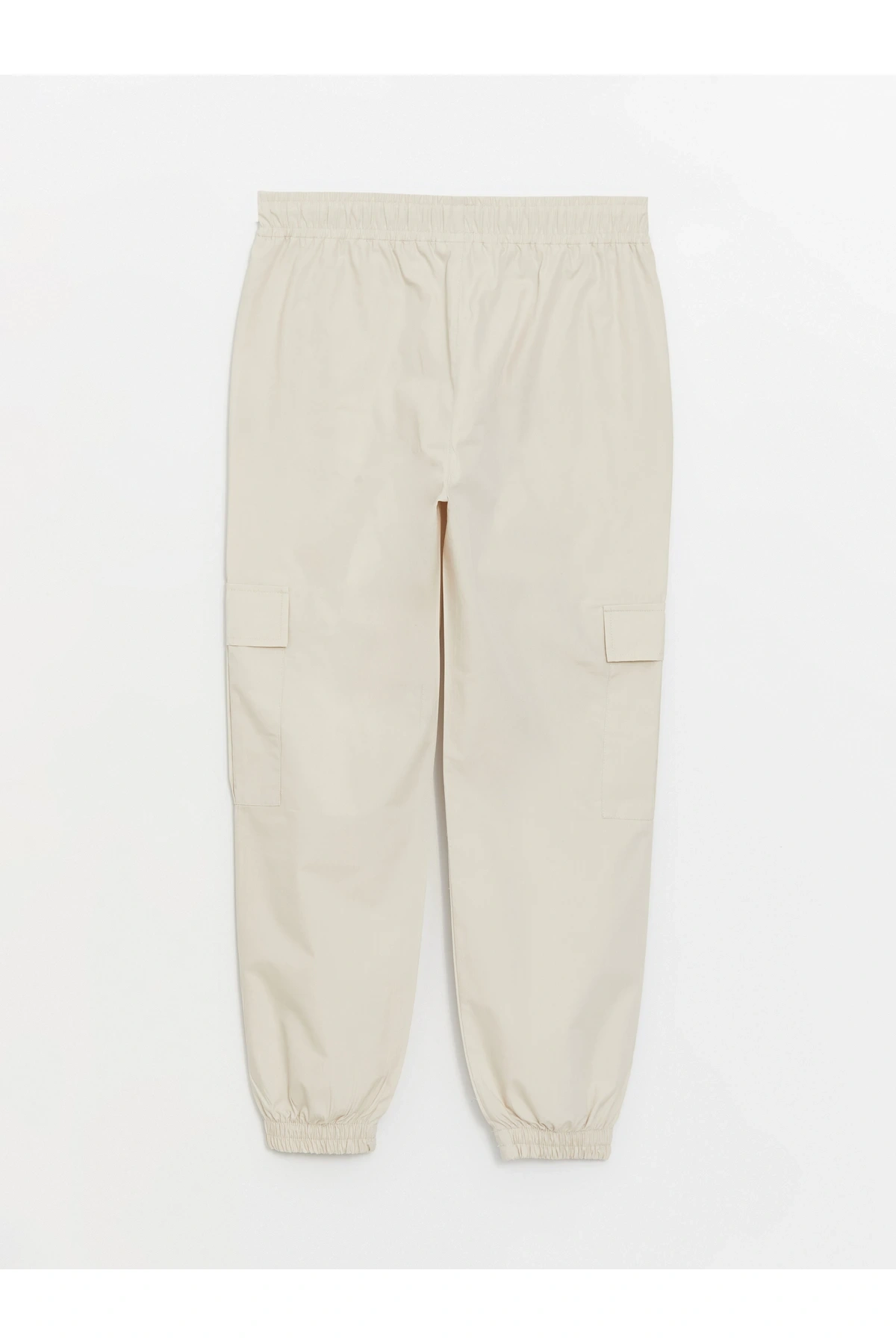 Kadın Beli Lastikli Düz Jogger Pantolon