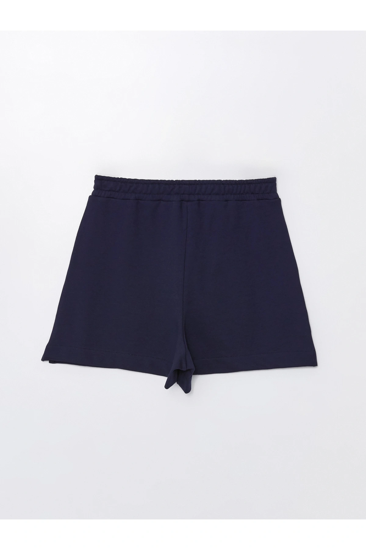 Kadın Beli Lastikli Düz Şort
