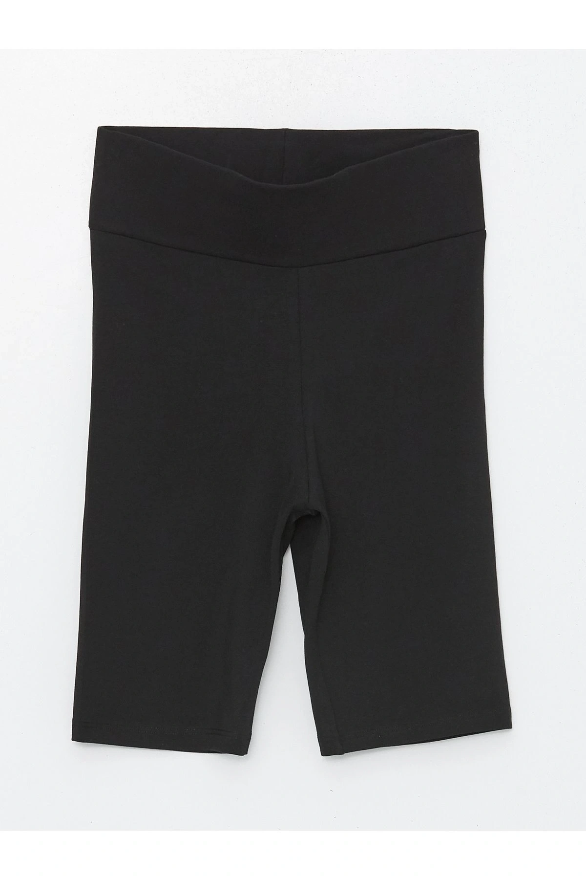 Kadın Beli Lastikli Düz Tayt