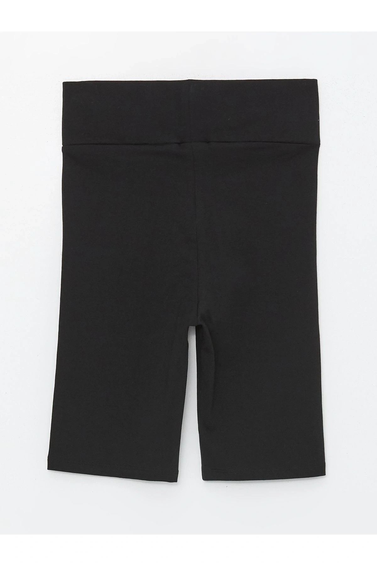 Kadın Beli Lastikli Düz Tayt