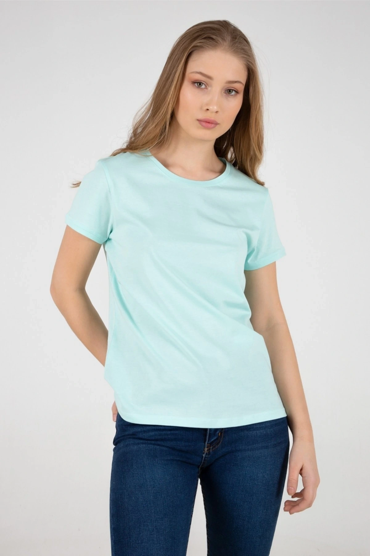 Kadın Bisiklet Yaka Tshirt