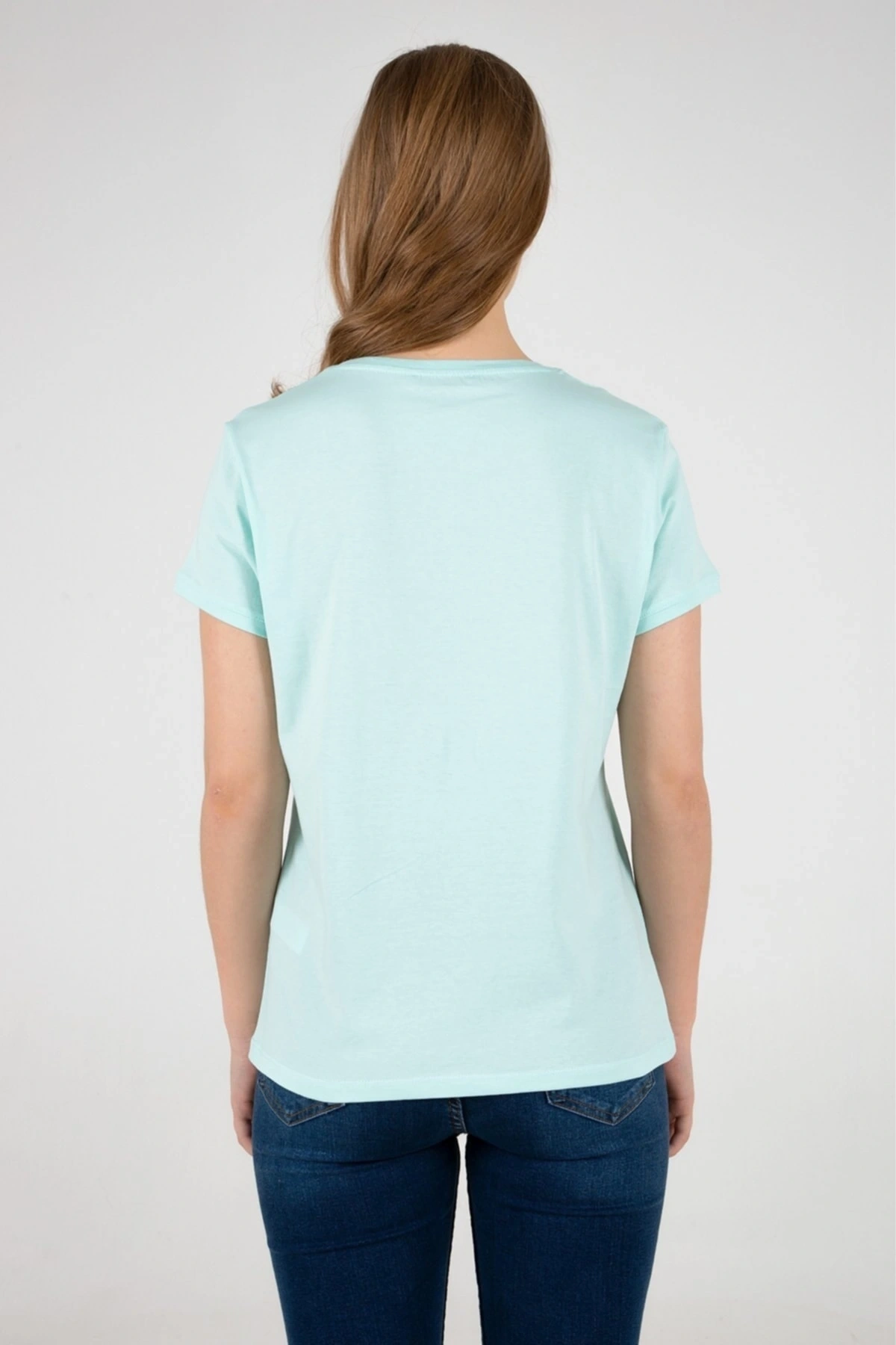 Kadın Bisiklet Yaka Tshirt