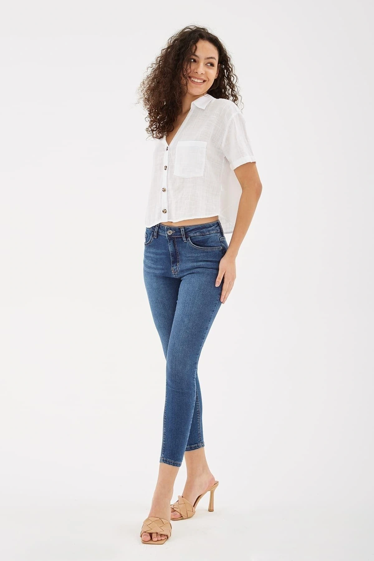 KADIN DENİM PANTOLON 24K0565K1