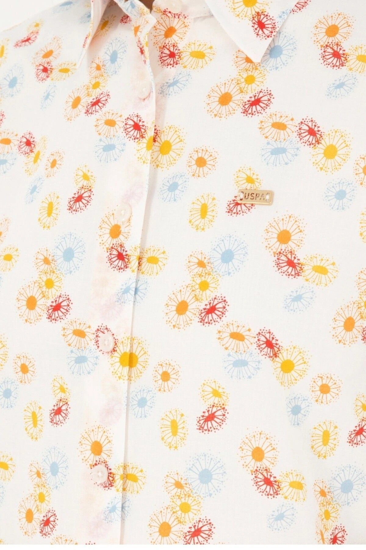 Kadın Kiremit Uzun Kollu Gömlek