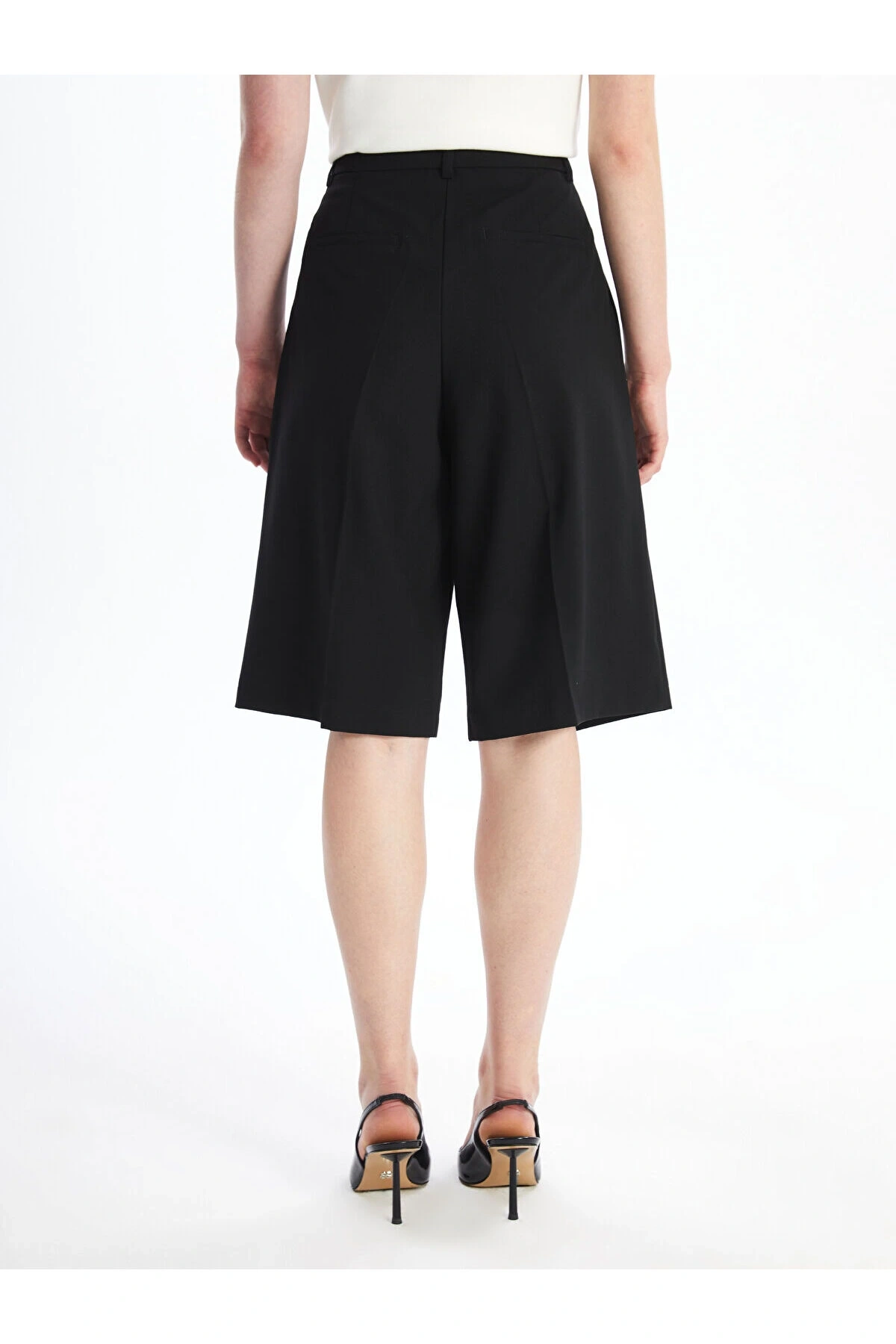 Kadın Loose Fit Düz Şort