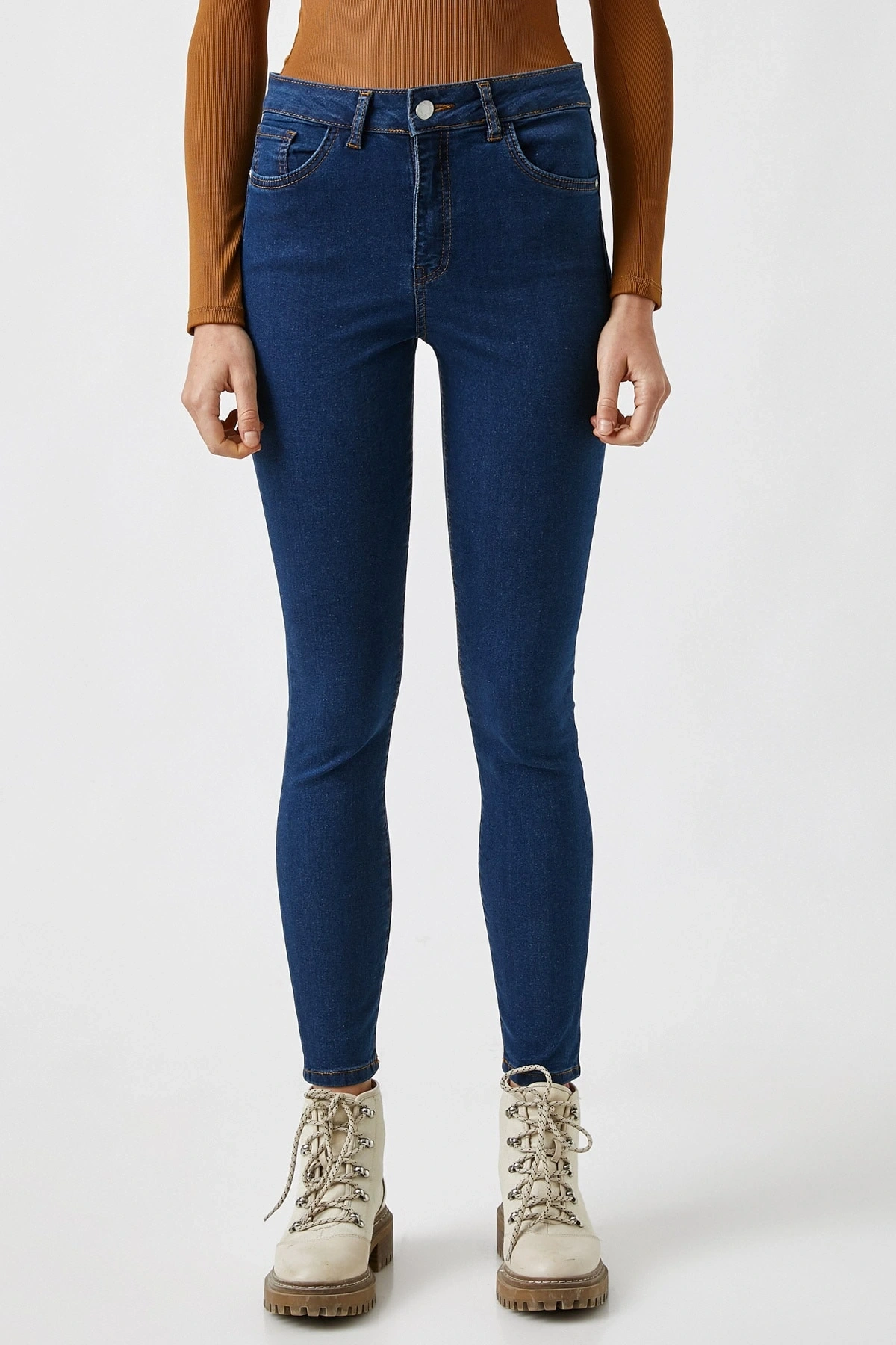 Kadın Orta İndigo Jeans 2KAK47600DD