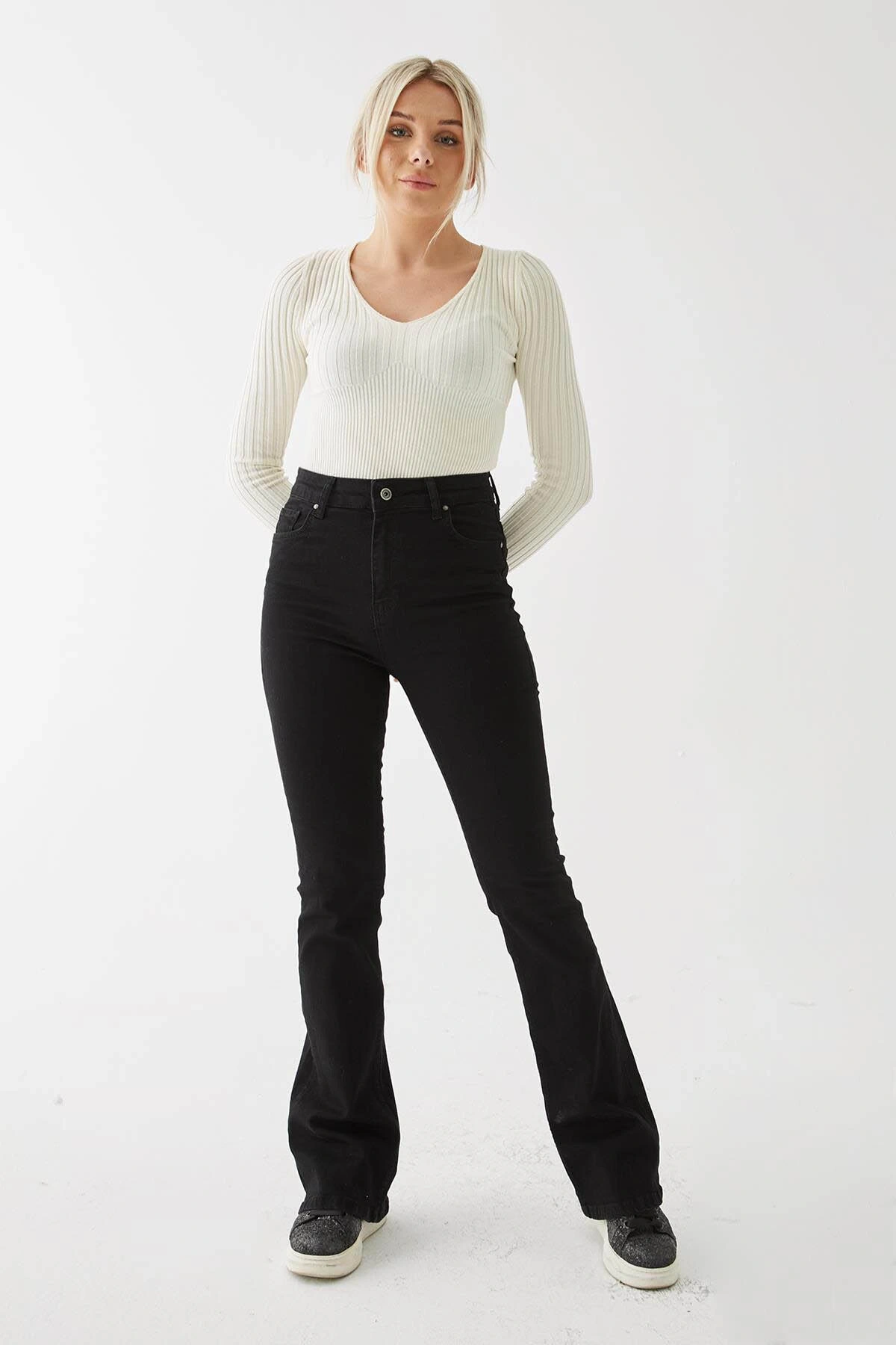 Kadın Pantolon Siyah 23k0190k1